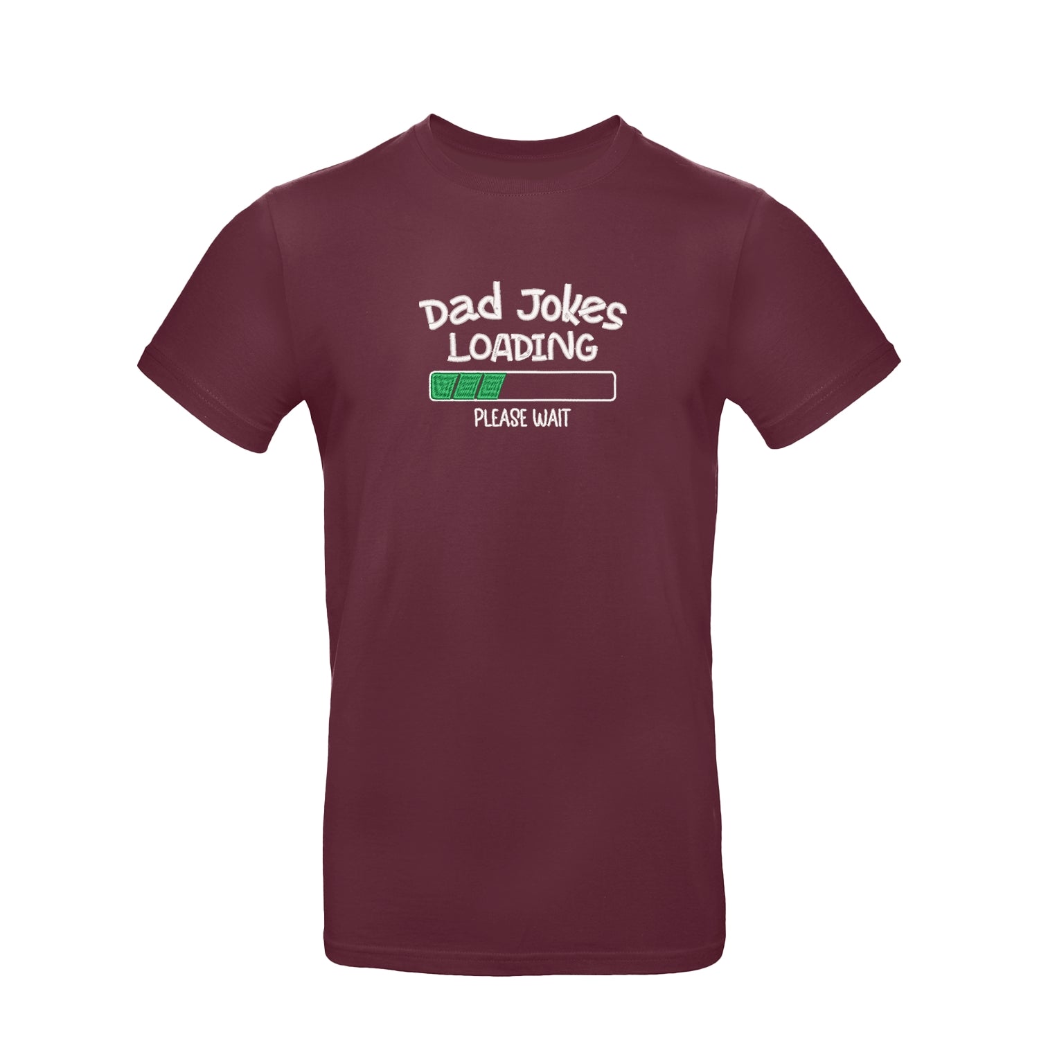 Koszulka unisex z haftem "Dad Jokes Embroidery" – dla taty z poczuciem humoru Haft z radości