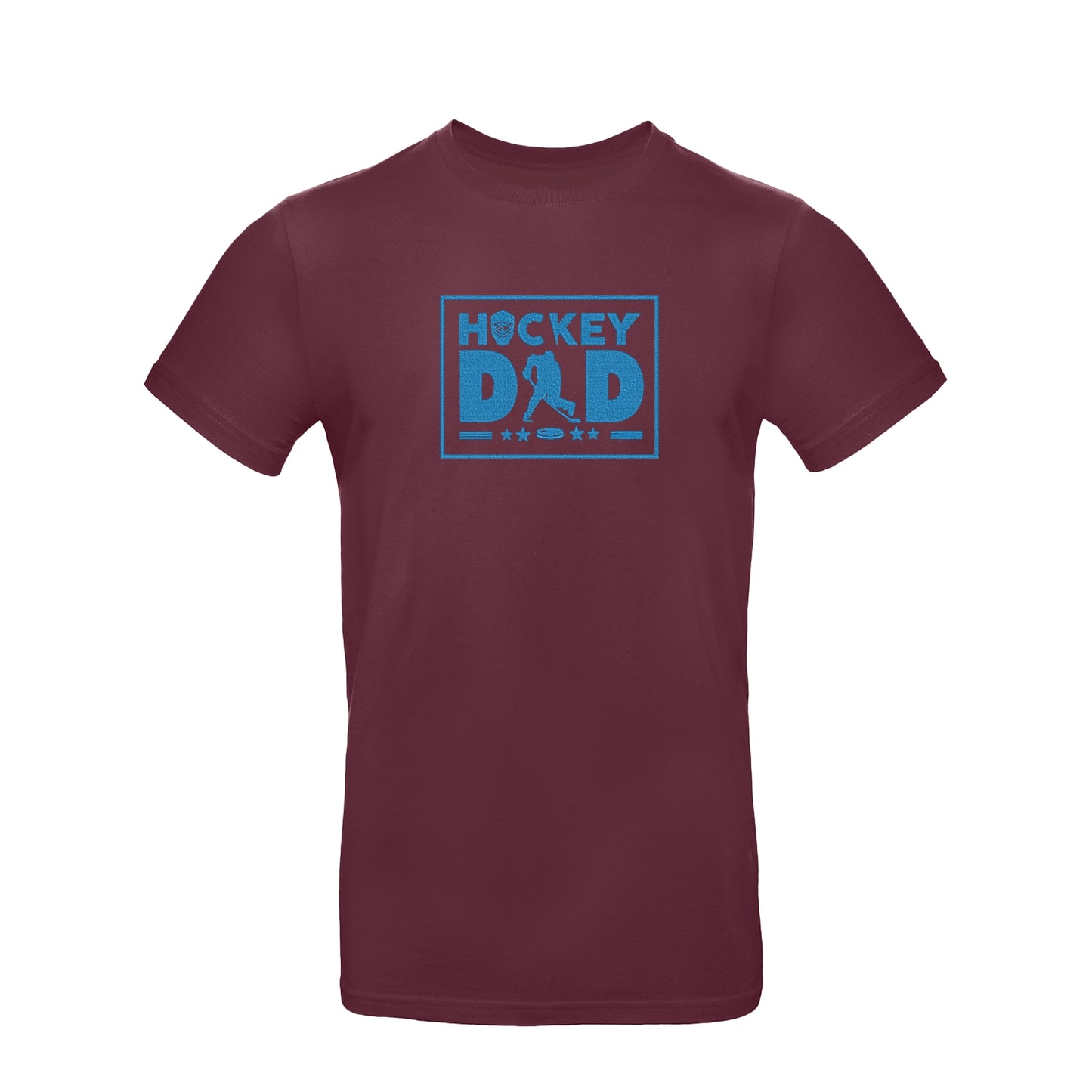 Koszulka unisex z haftem "Hockey Dad" – idealny prezent dla taty fana hokeja