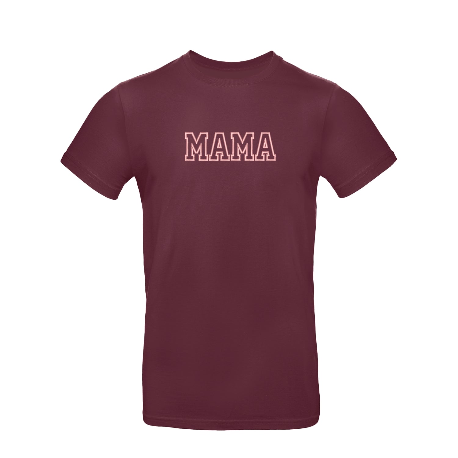 Koszulka Mama Applique – Haft komputerowy | Damska, Unisex, Oversize Haft z radości - nadruki i haft na odzieży Warszawa
