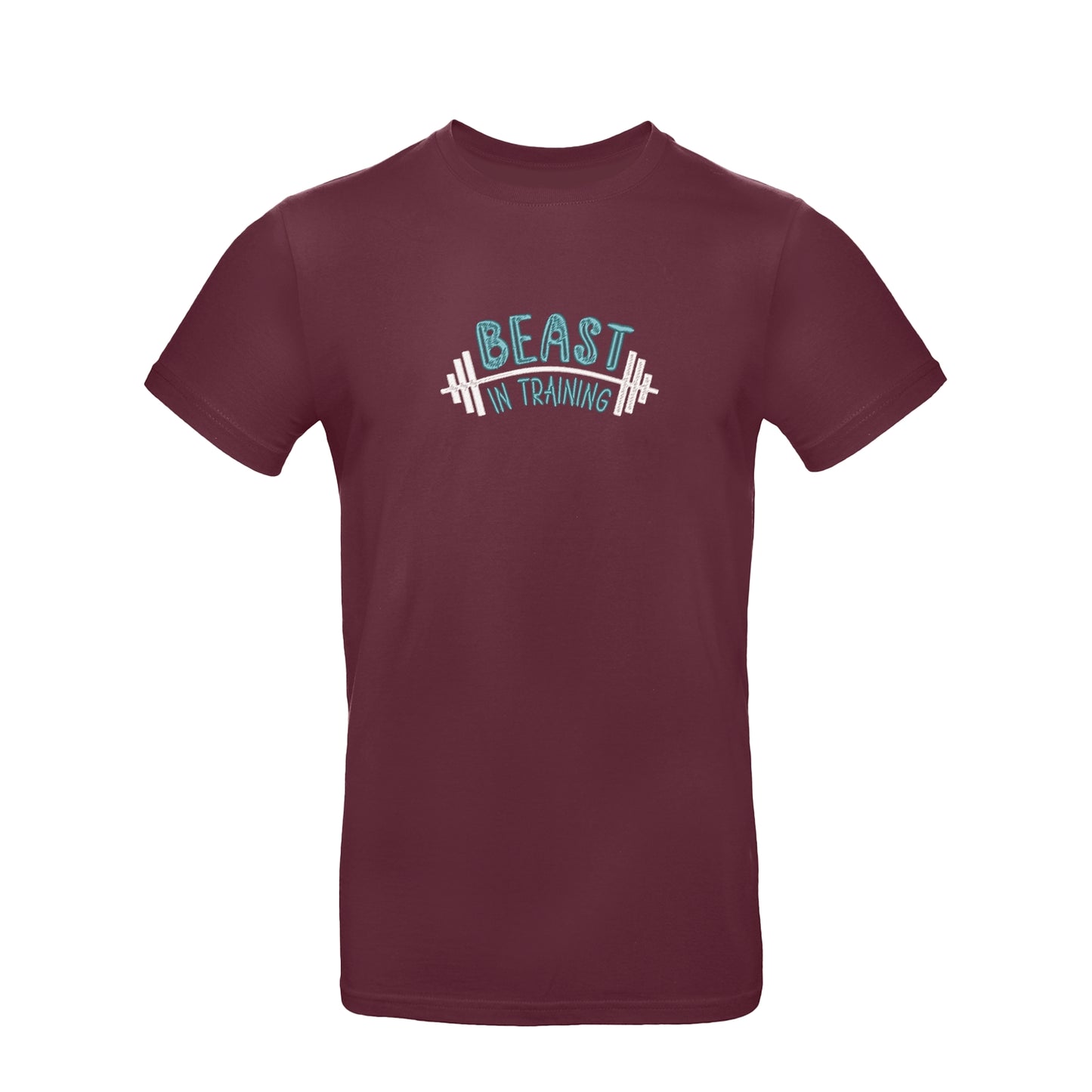 Koszulka unisex z haftem "Beast in Training Dad" | Dla aktywnego taty | Prezent dla sportowego ojca