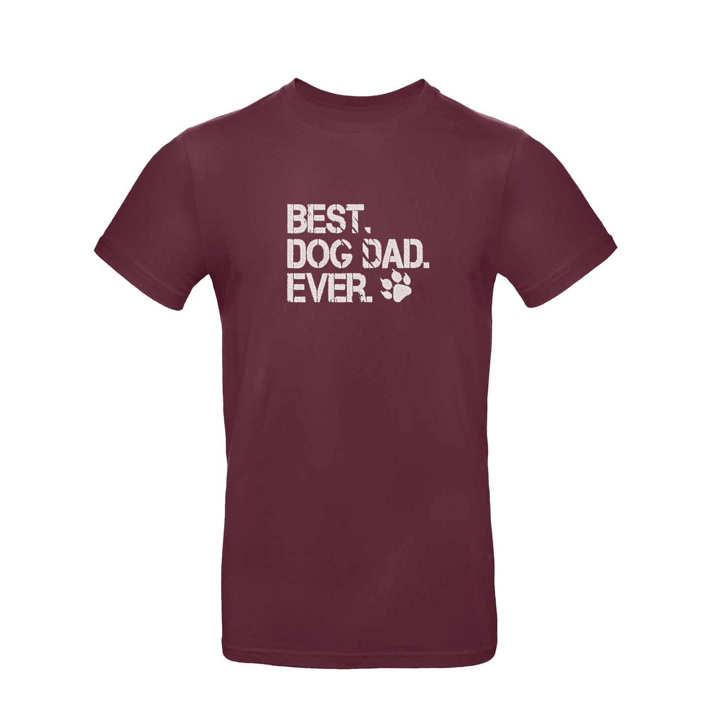 Koszulka unisex z haftem "Best Dog Dad Ever 2" – prezent dla miłośnika psów