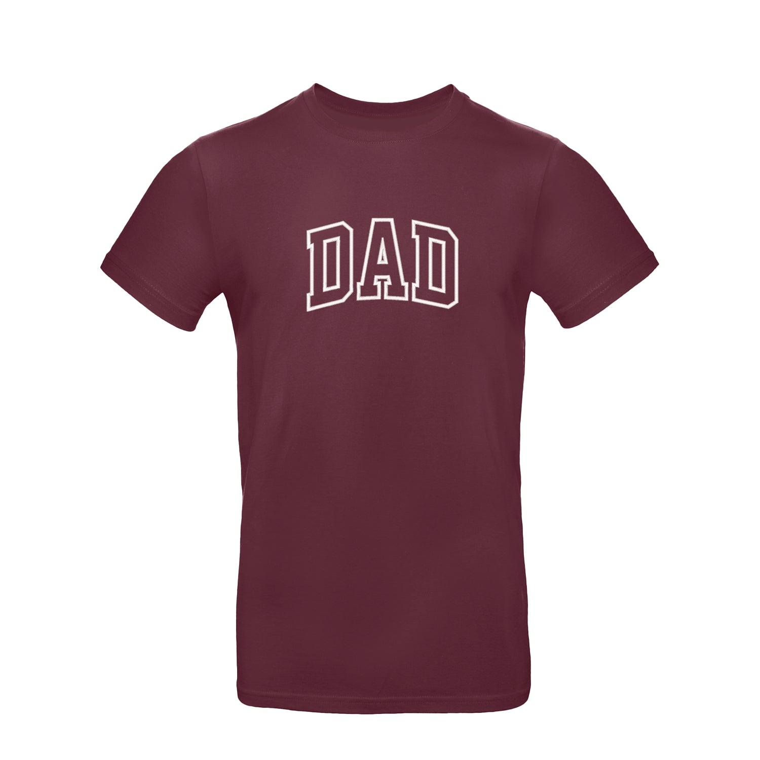 Koszulka unisex "Dad Applique" z haftem – stylowy prezent dla taty Haft z radości