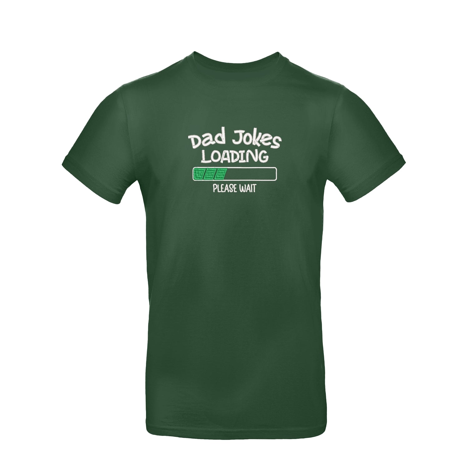 Koszulka unisex z haftem "Dad Jokes Embroidery" – dla taty z poczuciem humoru Haft z radości