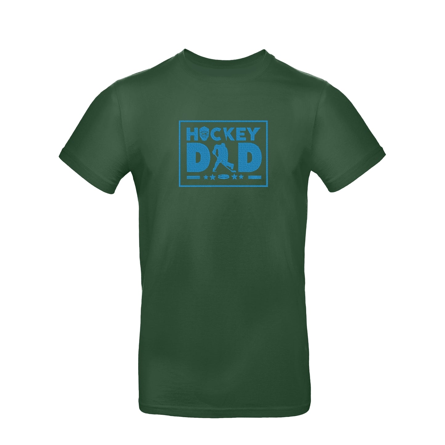 Koszulka unisex z haftem "Hockey Dad" – idealny prezent dla taty fana hokeja