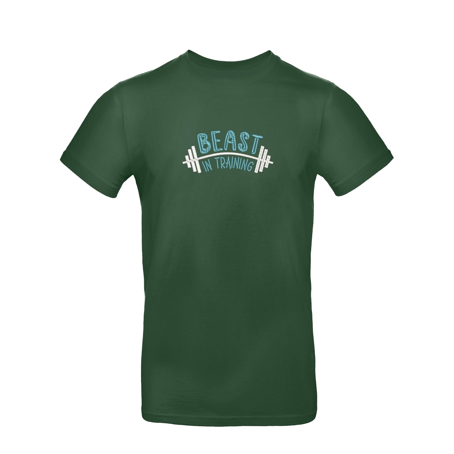 Koszulka unisex z haftem "Beast in Training Dad" | Dla aktywnego taty | Prezent dla sportowego ojca