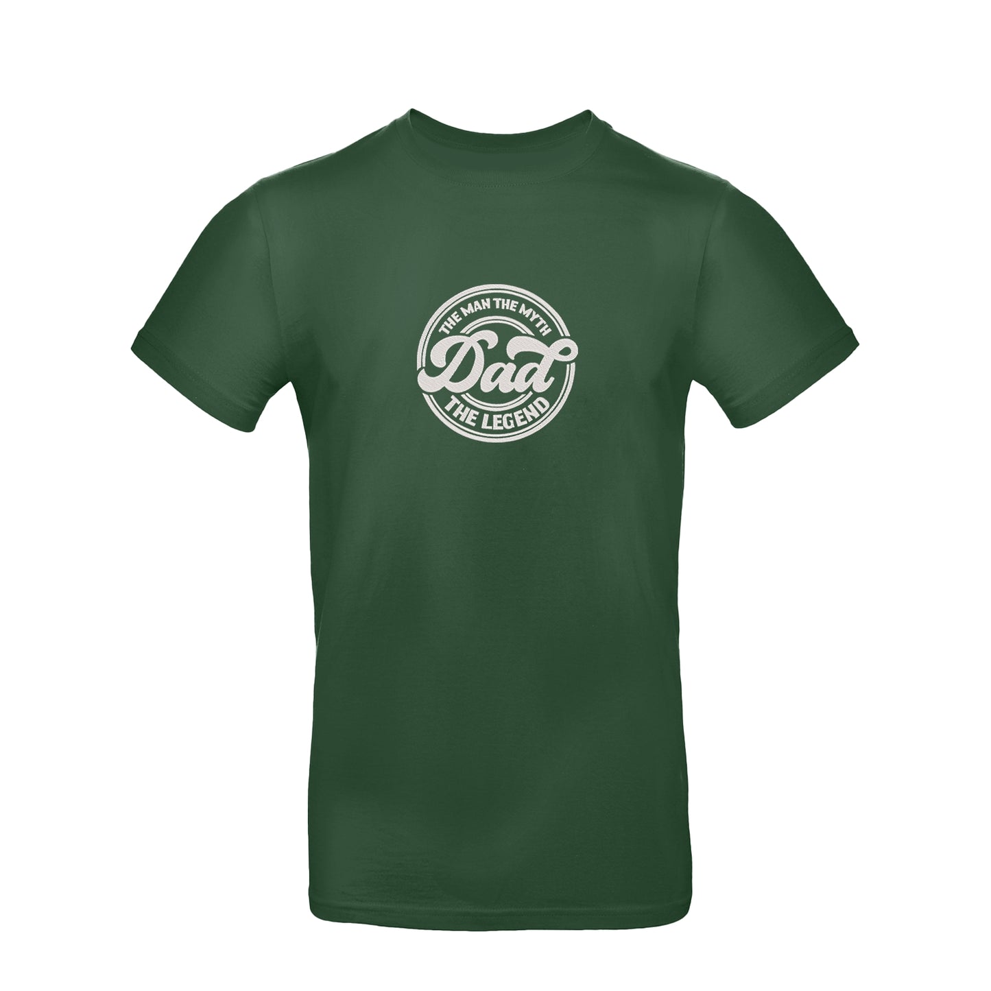 Koszulka unisex z haftem "Dad The Man The Myth The Legend" – prezent dla legendarnego taty