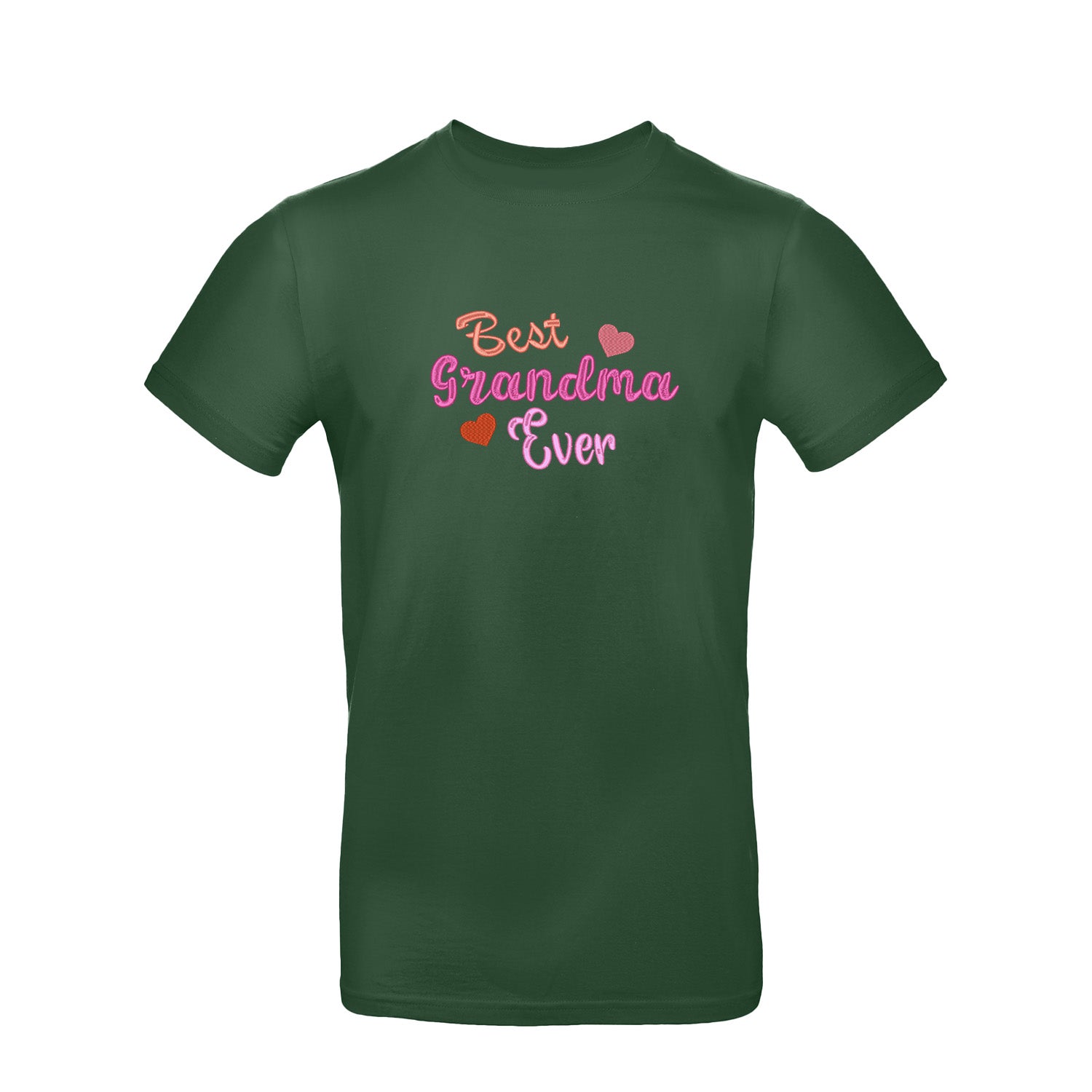 Koszulka z haftem Best Grandma Ever – prezent dla Babci Haft z radości - nadruki i haft na odzieży Warszawa