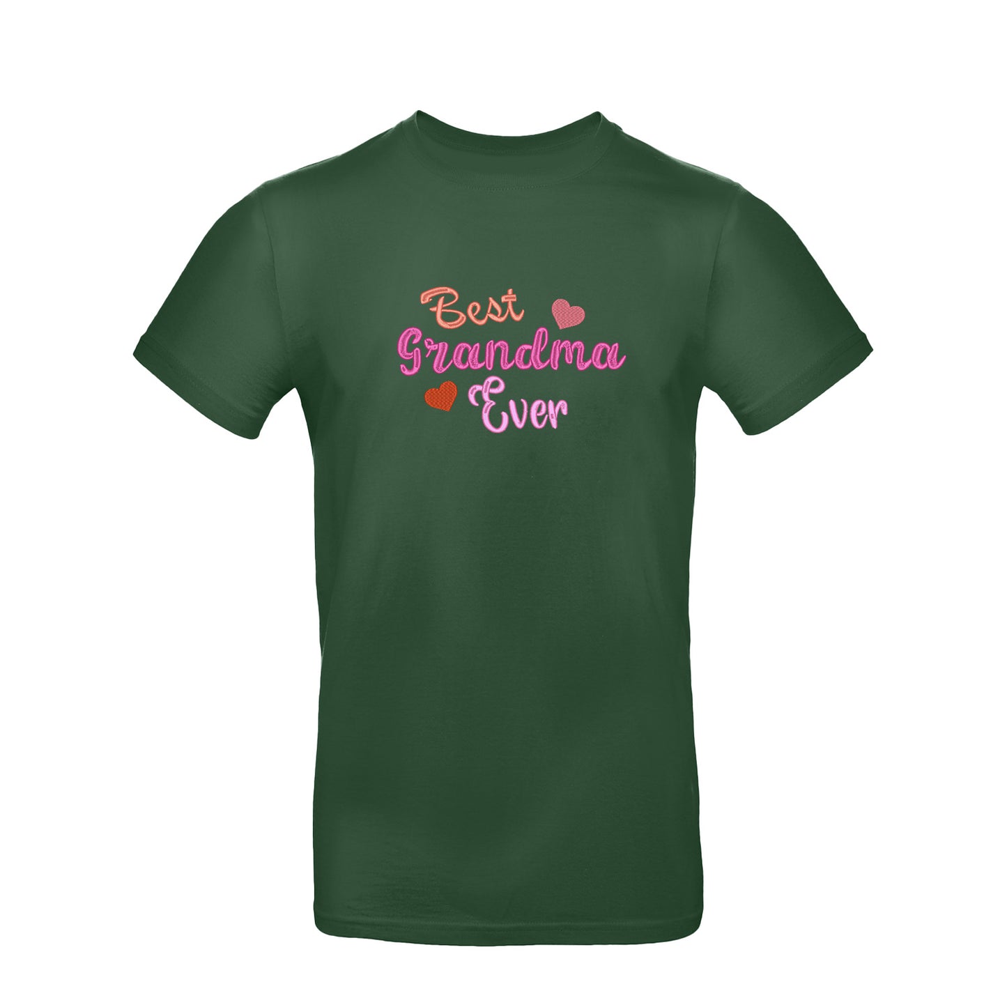 Koszulka z haftem Best Grandma Ever – prezent dla Babci Haft z radości - nadruki i haft na odzieży Warszawa