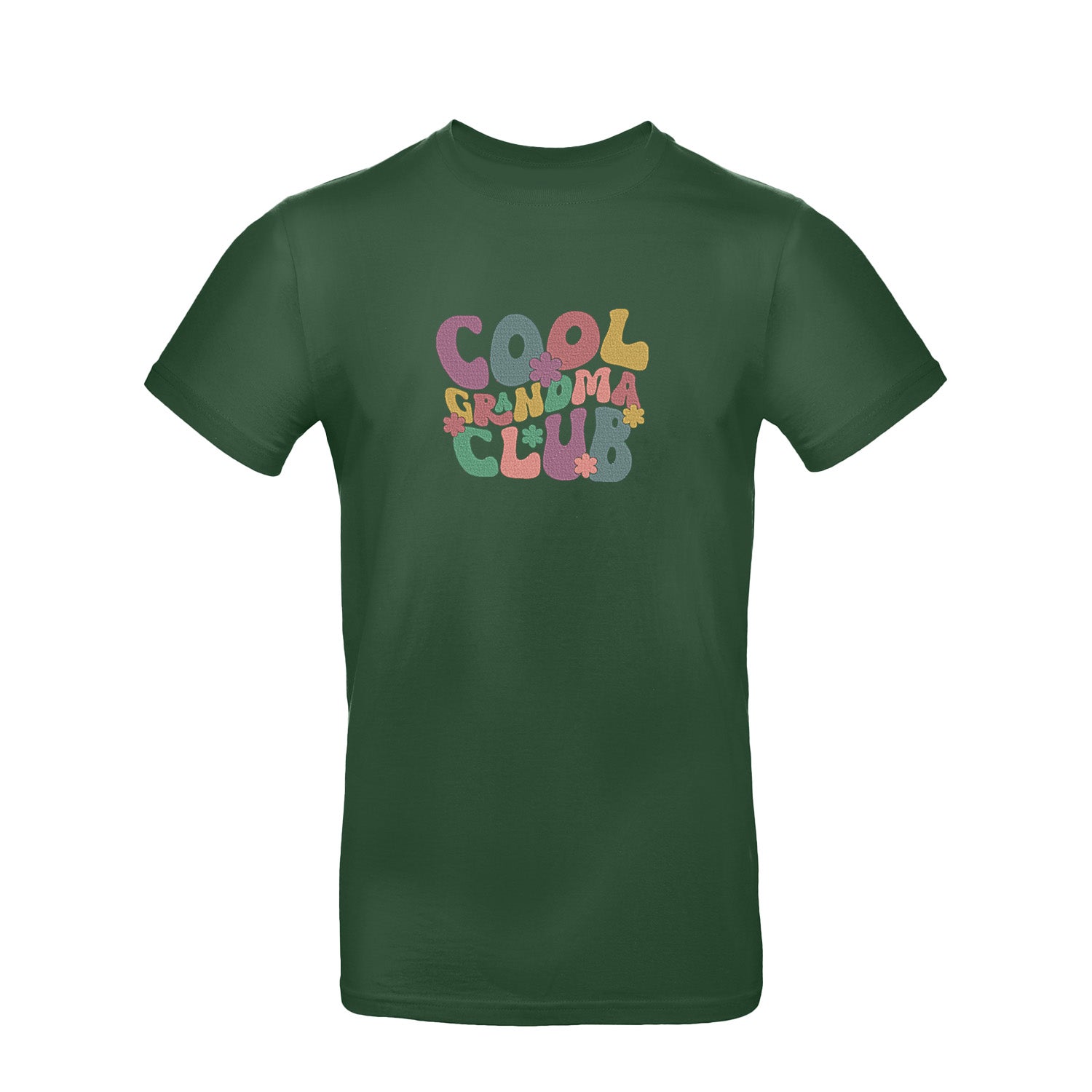 Koszulka z haftem Cool Grandma Club – prezent dla wyjątkowej Babci Haft z radości - nadruki i haft na odzieży Warszawa