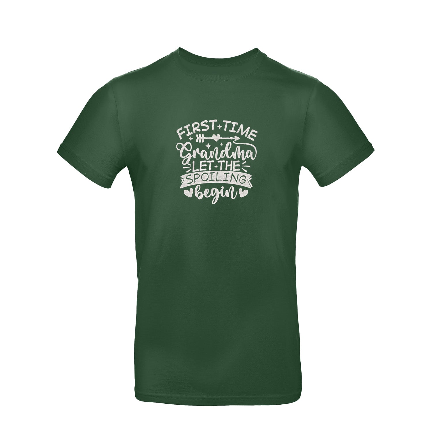 Koszulka First Time Grandma – haftowany prezent dla świeżej Babci Haft z radości - nadruki i haft na odzieży Warszawa