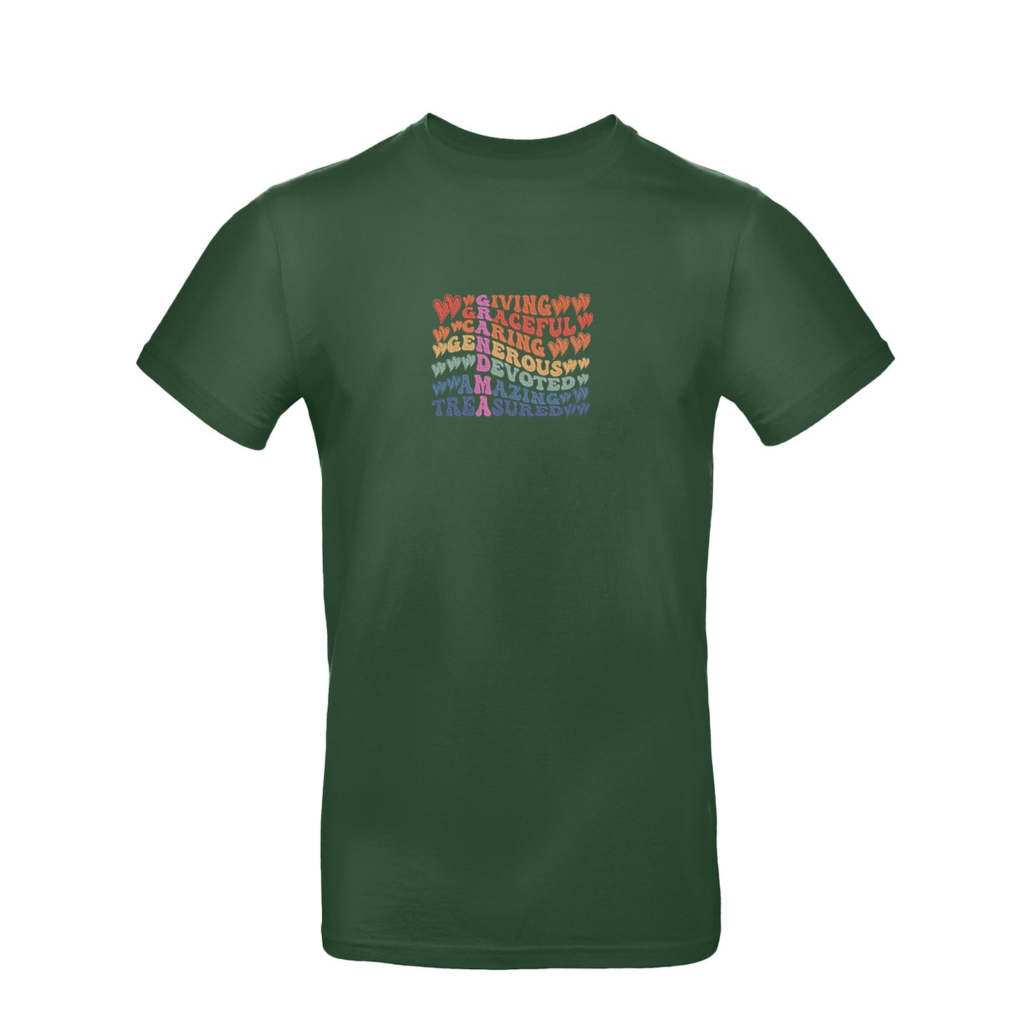 Koszulka Grandma Definition – kolorowy haft, idealny prezent dla Babci Haft z radości - nadruki i haft na odzieży Warszawa