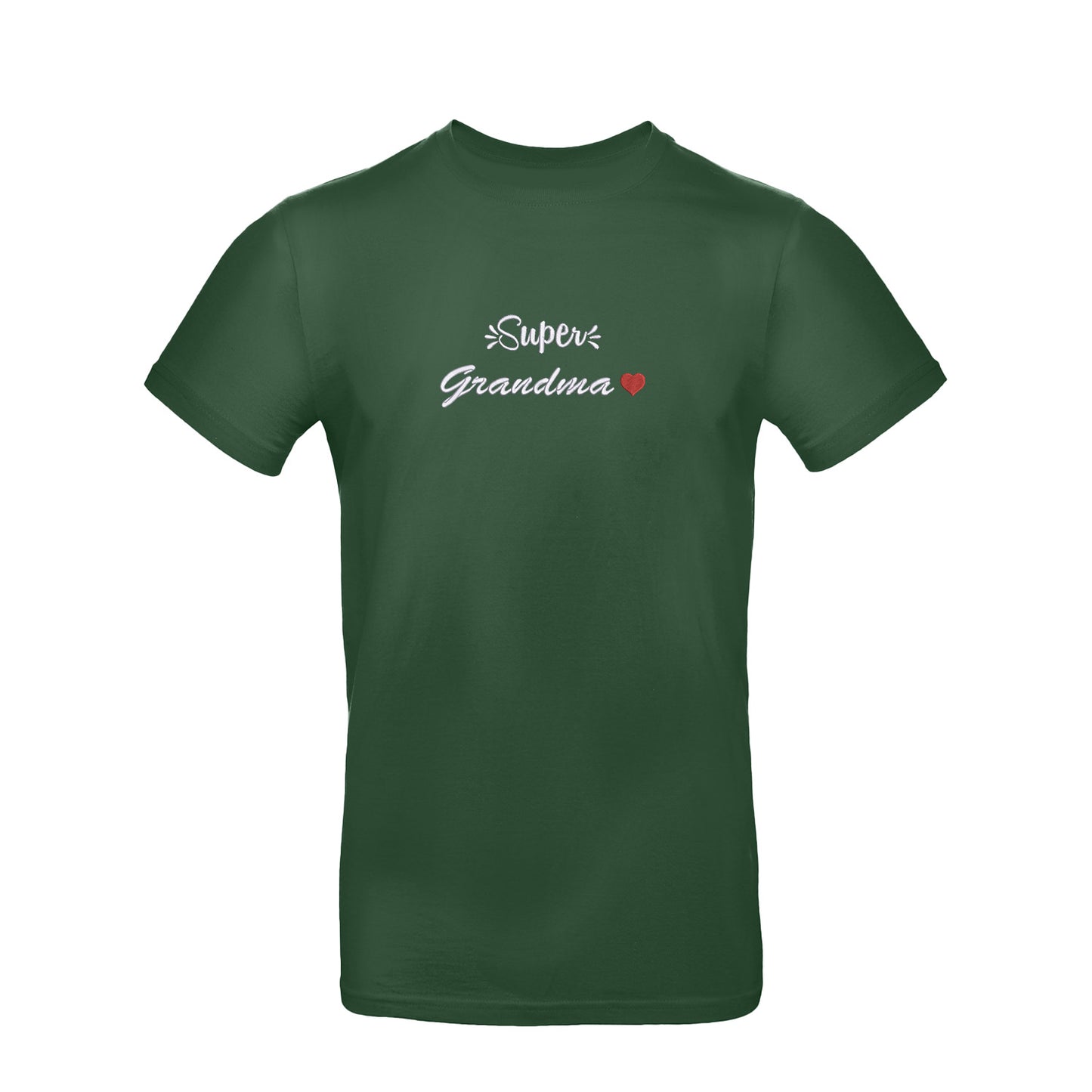 Koszulka Super Grandma – haftowany napis dla wyjątkowej Babci Haft z radości - nadruki i haft na odzieży Warszawa