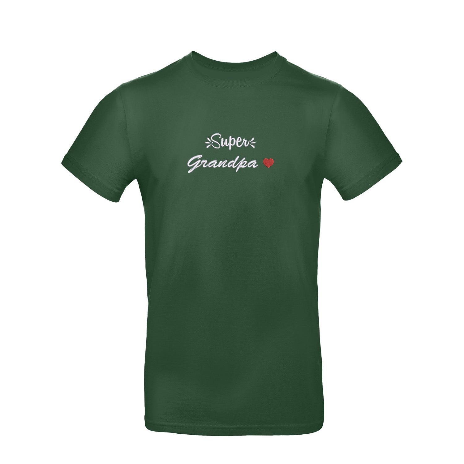Koszulka Super Grandpa – haftowany napis dla wyjątkowego Dziadka Haft z radości - nadruki i haft na odzieży Warszawa