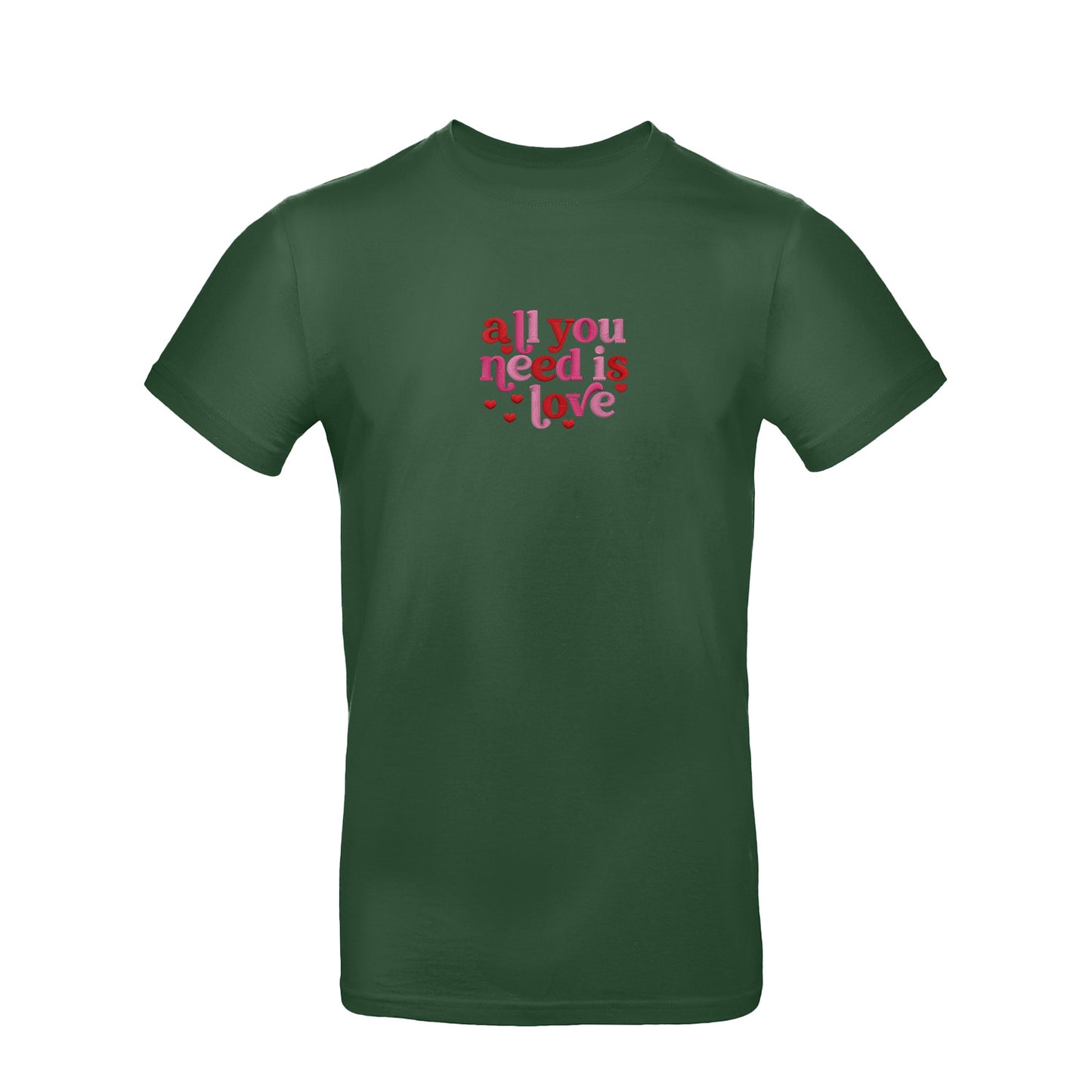 Koszulka z Haftem „All You Need Is Love” – ponadczasowe przesłanie Haft z radości - nadruki i haft na odzieży Warszawa