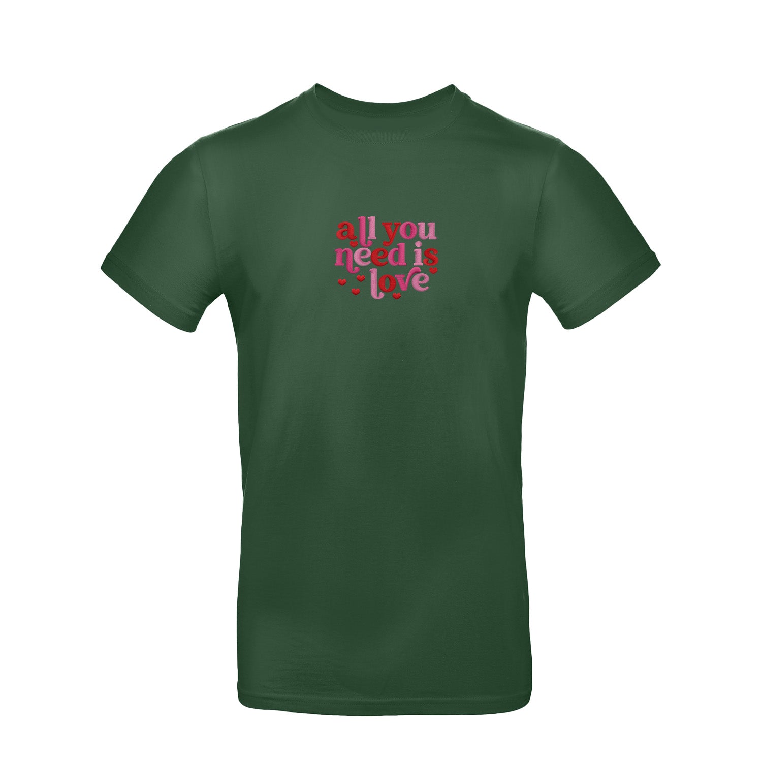 Koszulka z Haftem „All You Need Is Love” – ponadczasowe przesłanie Haft z radości - nadruki i haft na odzieży Warszawa