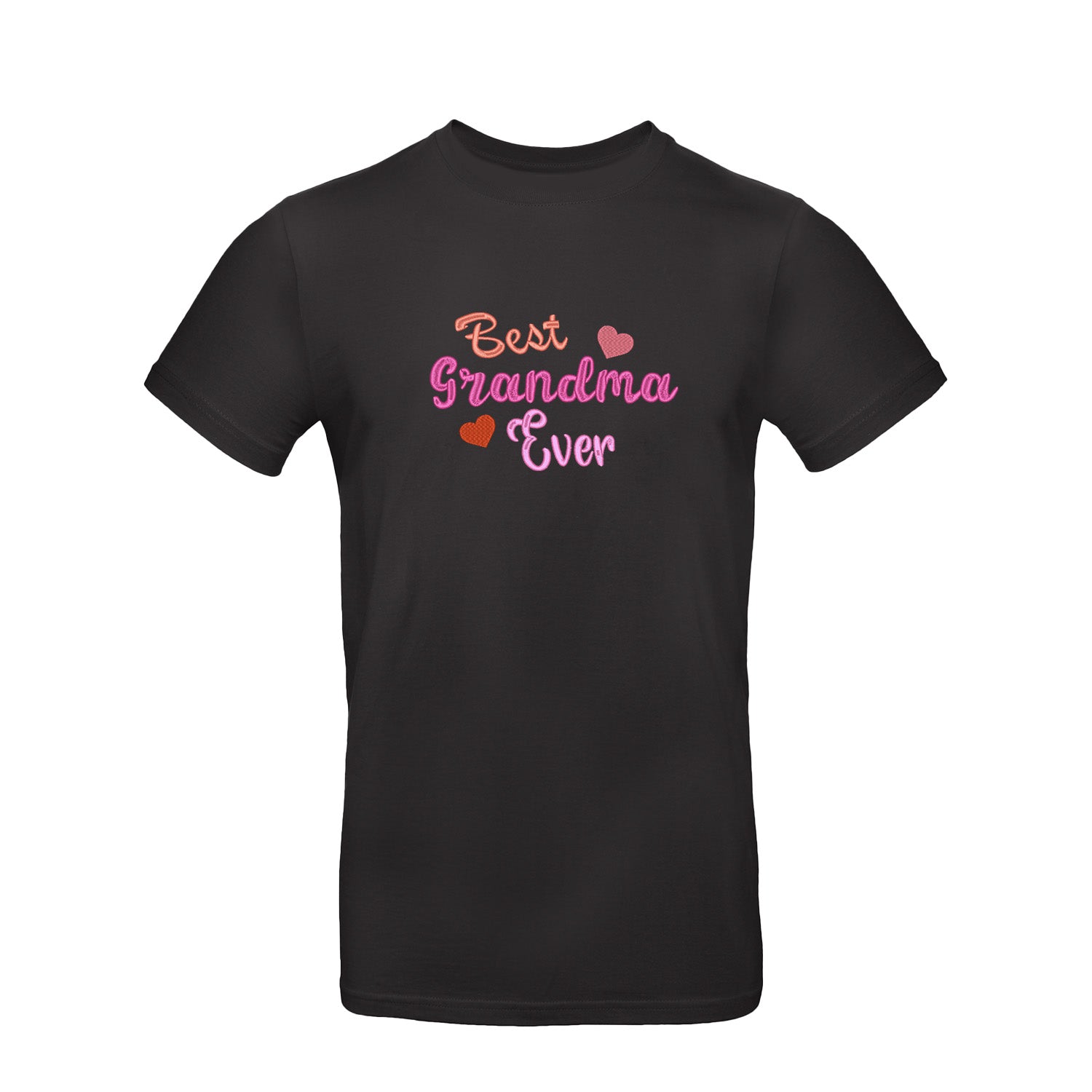 Koszulka z haftem Best Grandma Ever – prezent dla Babci Haft z radości - nadruki i haft na odzieży Warszawa