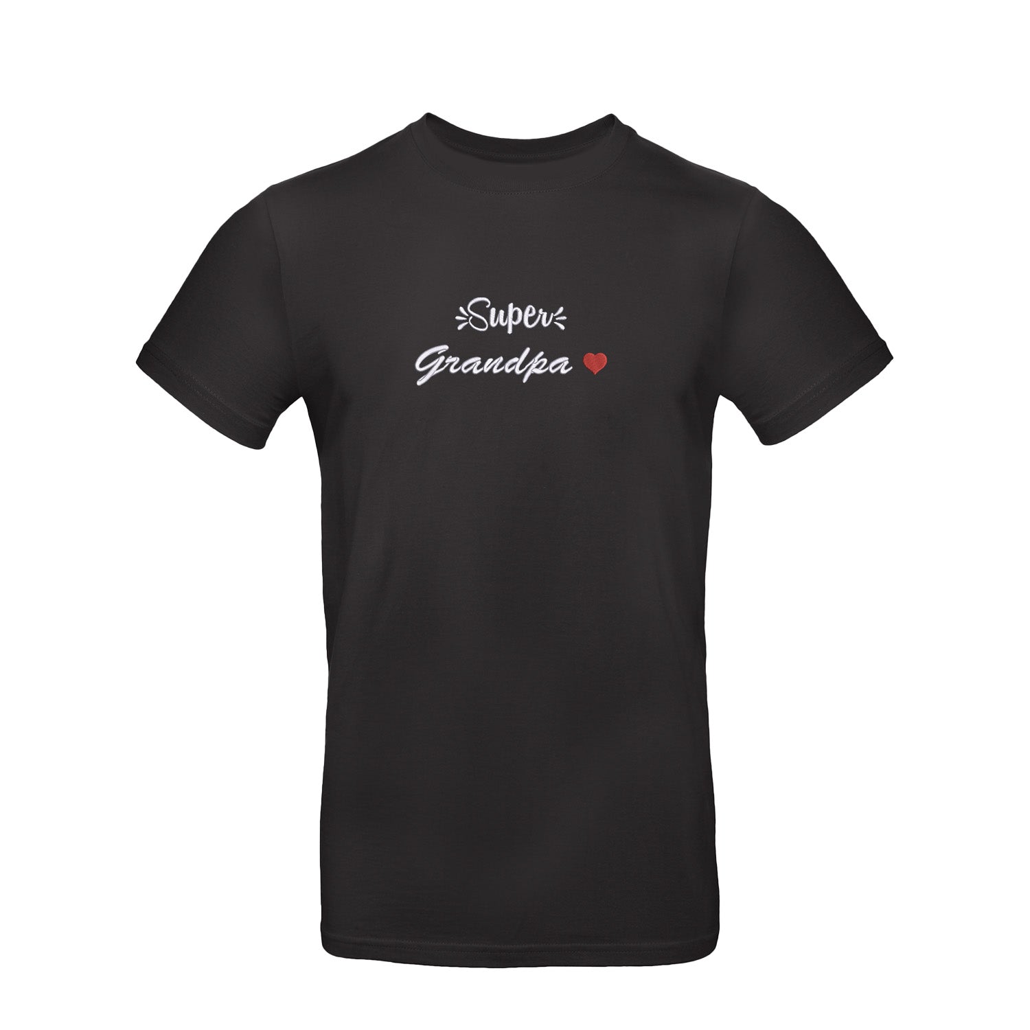 Koszulka Super Grandpa – haftowany napis dla wyjątkowego Dziadka Haft z radości - nadruki i haft na odzieży Warszawa