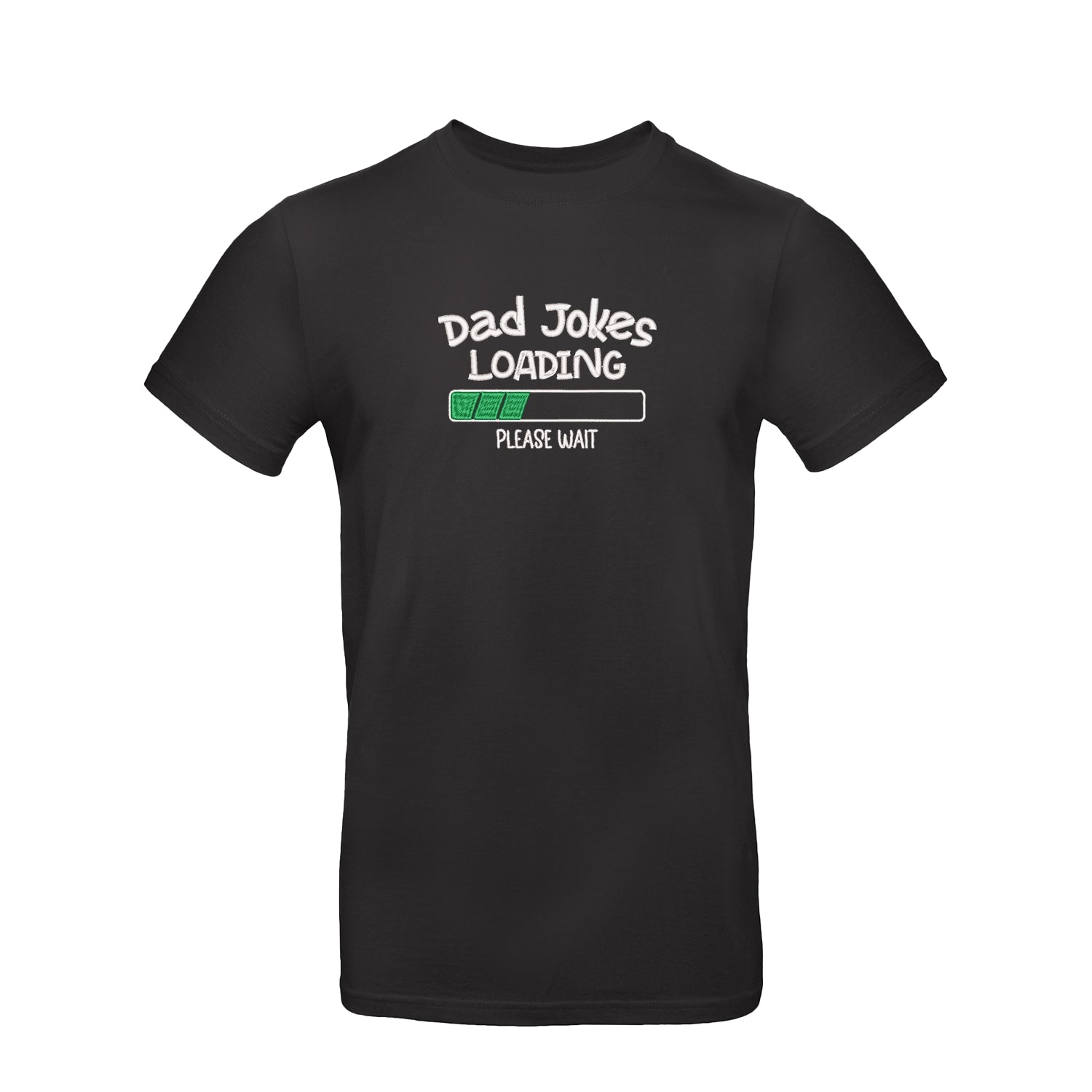 Koszulka unisex z haftem "Dad Jokes Embroidery" – dla taty z poczuciem humoru Haft z radości