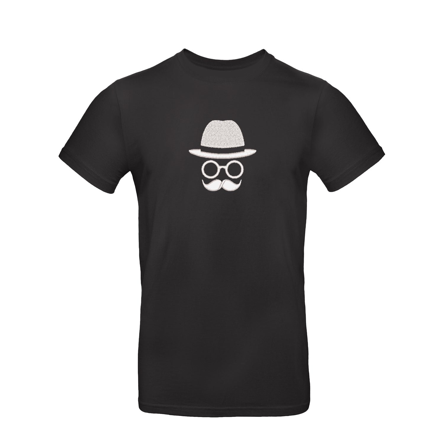 Koszulka „Father with Moustache” z haftem – elegancki prezent dla taty, unisex, damska, oversize Haft z radości - nadruki i haft na odzieży Warszawa