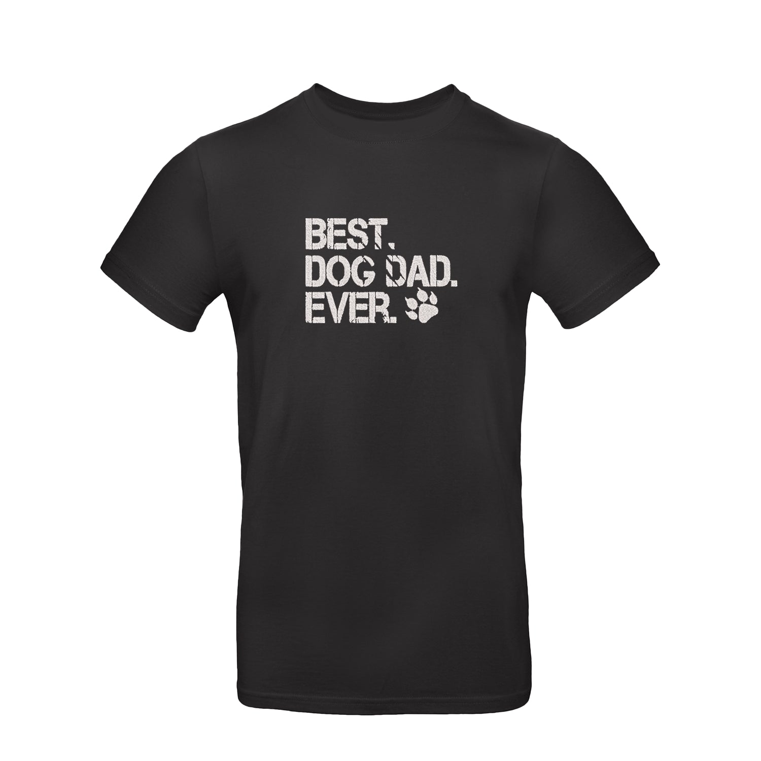 Koszulka unisex z haftem "Best Dog Dad Ever 2" – prezent dla miłośnika psów Haft z radości