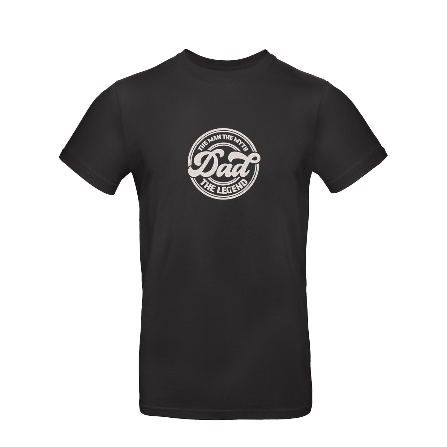 Koszulka unisex z haftem "Dad The Man The Myth The Legend" – prezent dla legendarnego taty