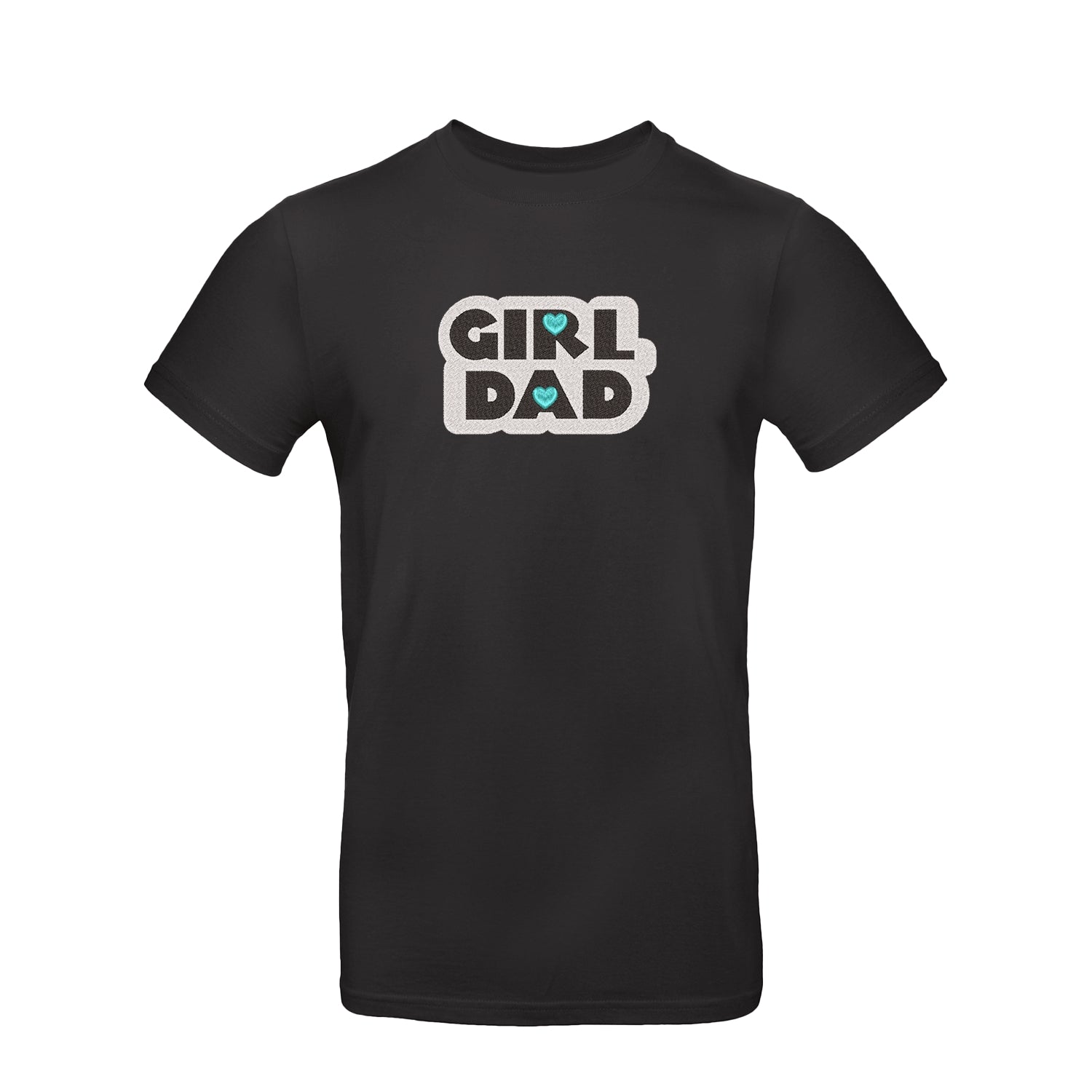 Koszulka unisex z haftem "Girl Dad" – idealna na prezent dla taty córki Haft z radości