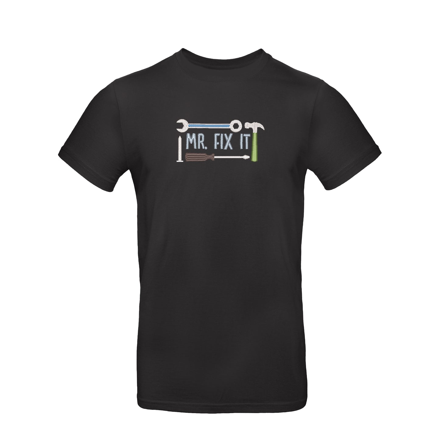 Koszulka unisex Mr Fix It 2– prezent dla majsterkowicza z haftem