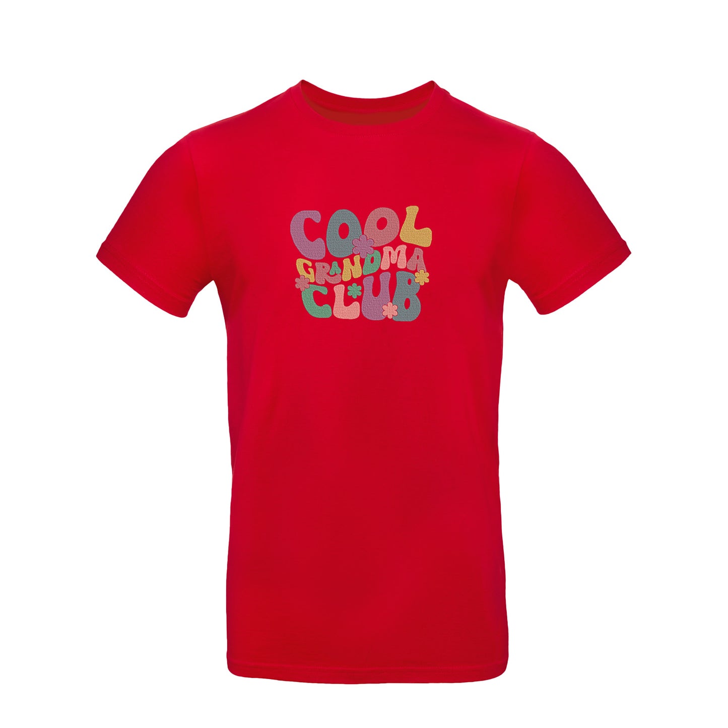 Koszulka z haftem Cool Grandma Club – prezent dla wyjątkowej Babci Haft z radości - nadruki i haft na odzieży Warszawa