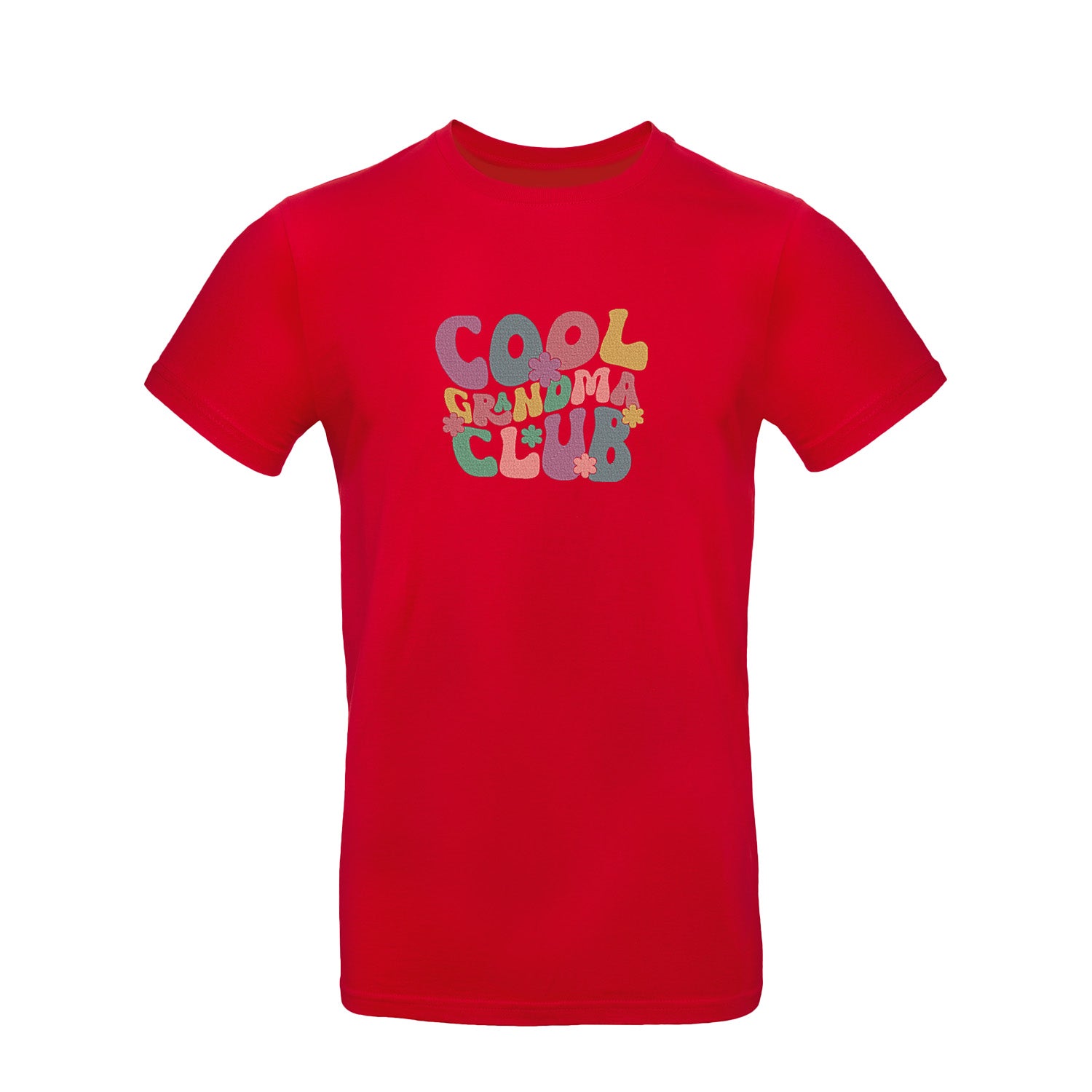 Koszulka z haftem Cool Grandma Club – prezent dla wyjątkowej Babci Haft z radości - nadruki i haft na odzieży Warszawa