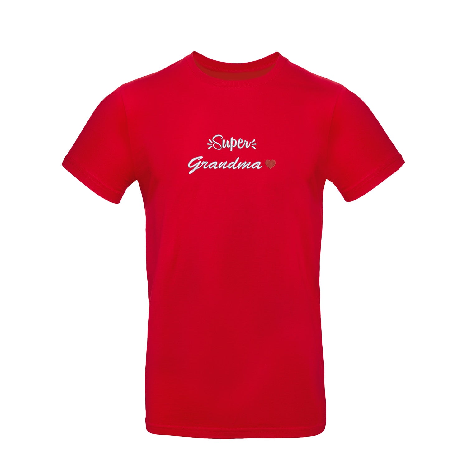 Koszulka Super Grandma – haftowany napis dla wyjątkowej Babci Haft z radości - nadruki i haft na odzieży Warszawa