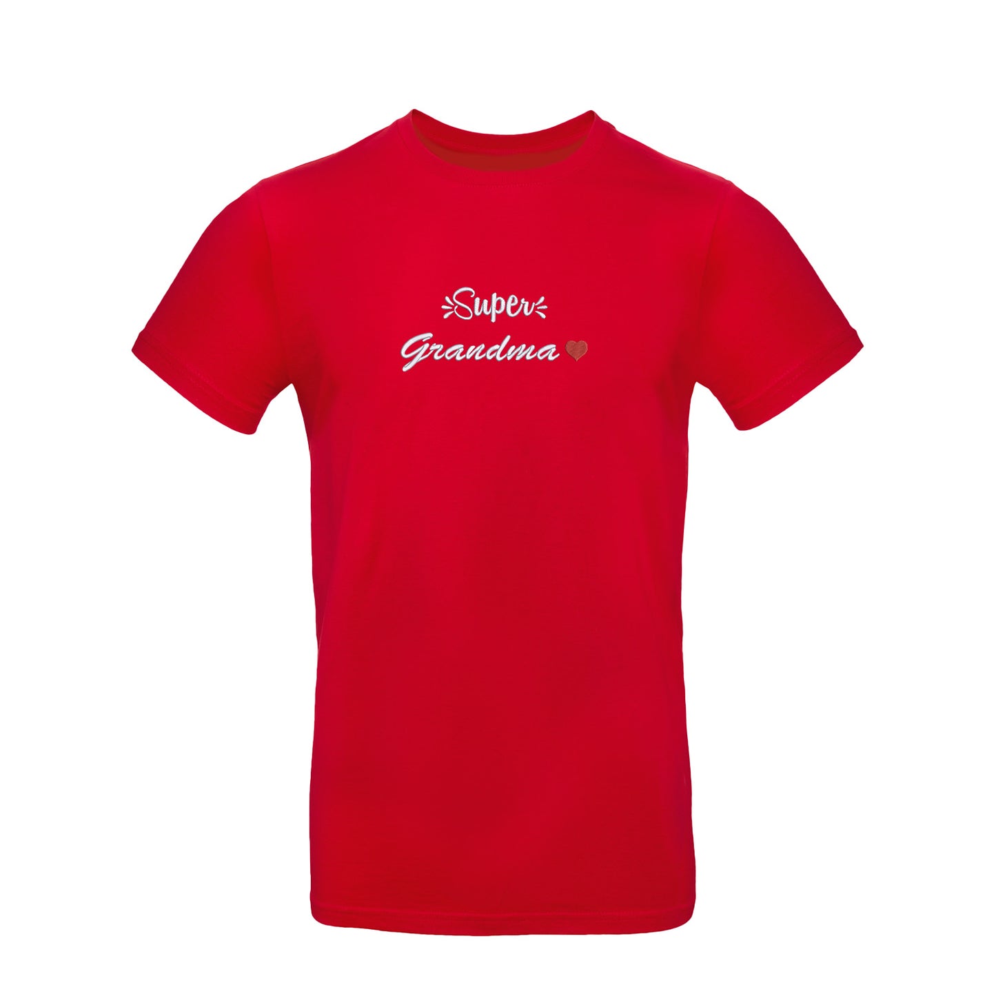 Koszulka Super Grandma – haftowany napis dla wyjątkowej Babci Haft z radości - nadruki i haft na odzieży Warszawa