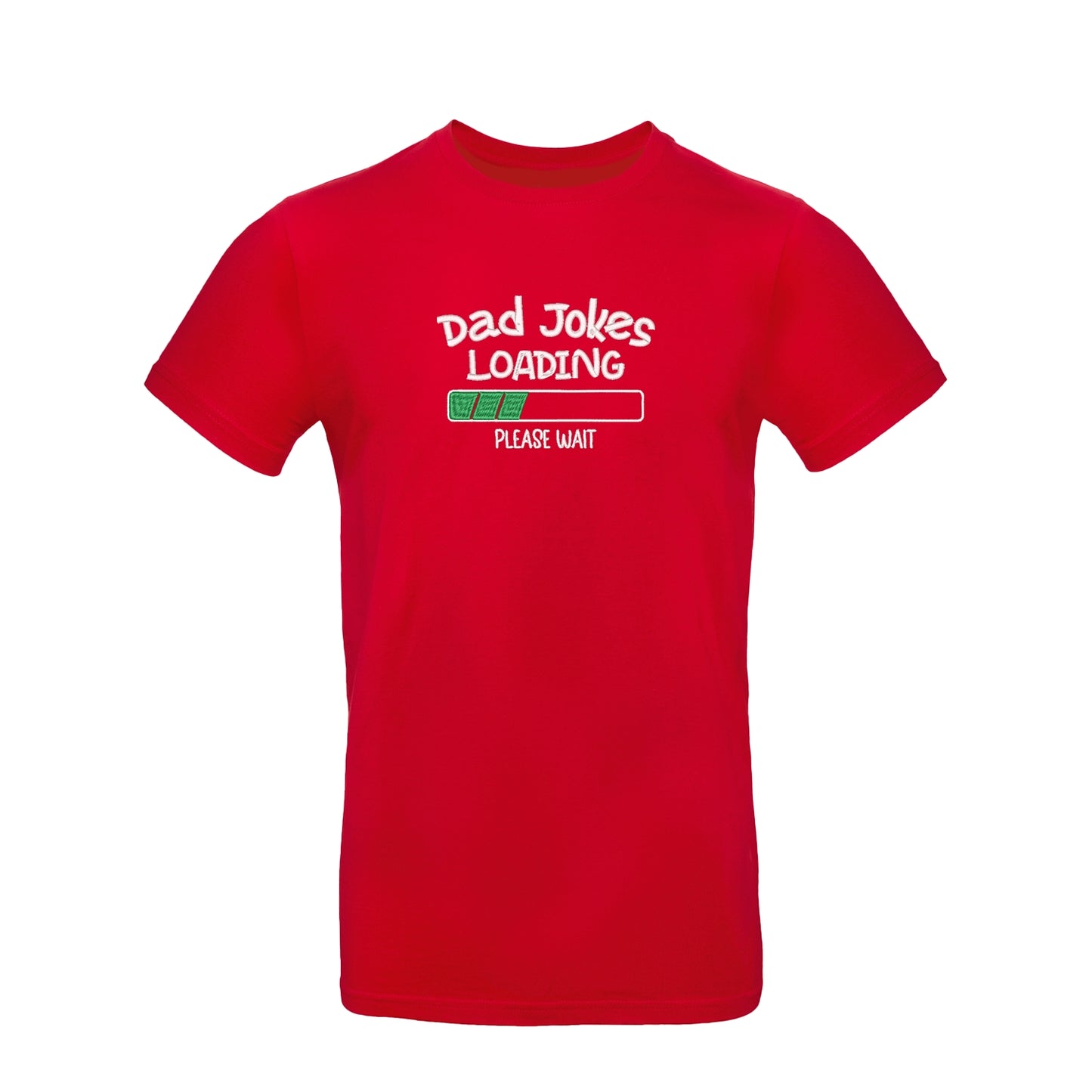 Koszulka unisex z haftem "Dad Jokes Embroidery" – dla taty z poczuciem humoru