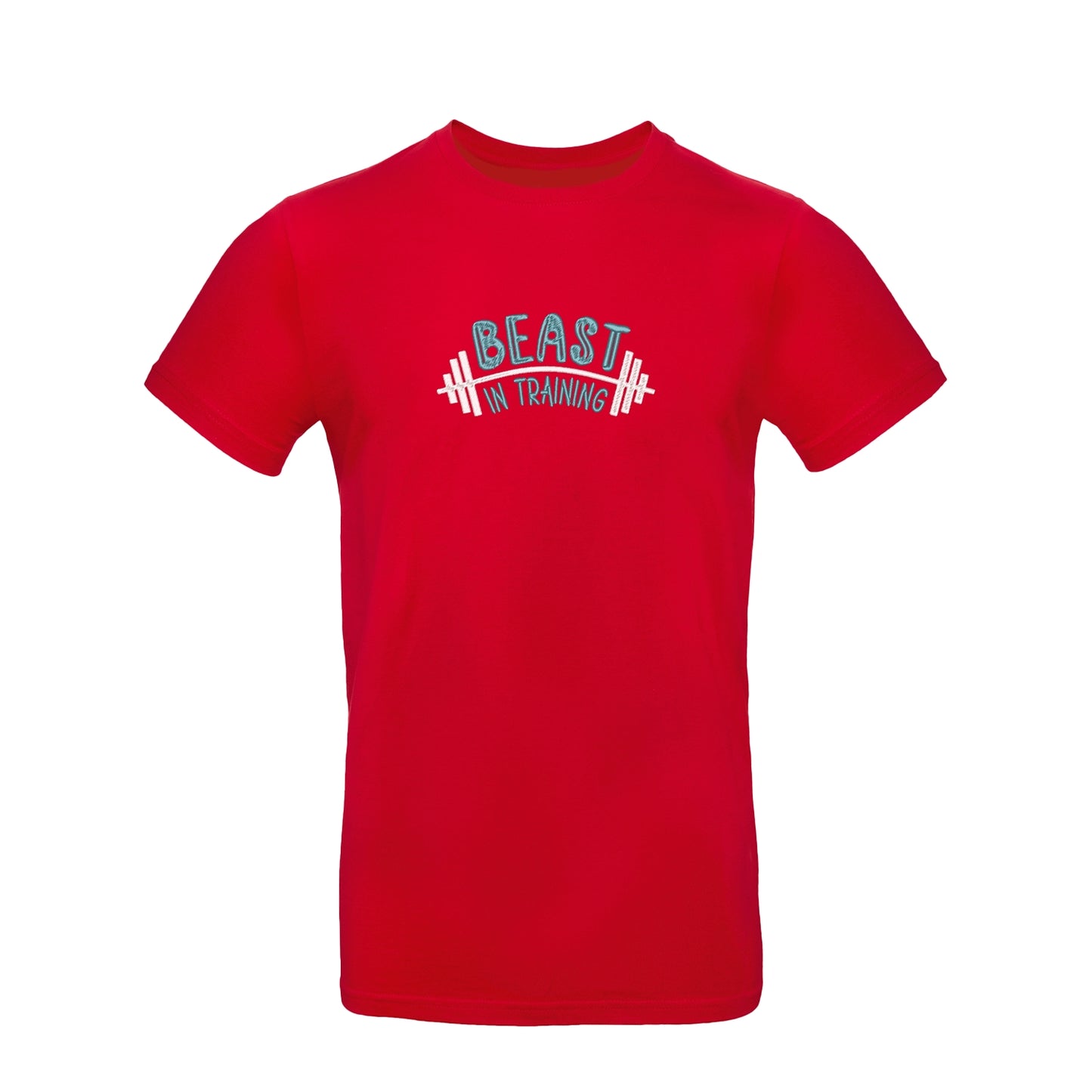 Koszulka unisex z haftem "Beast in Training Dad" | Dla aktywnego taty | Prezent dla sportowego ojca