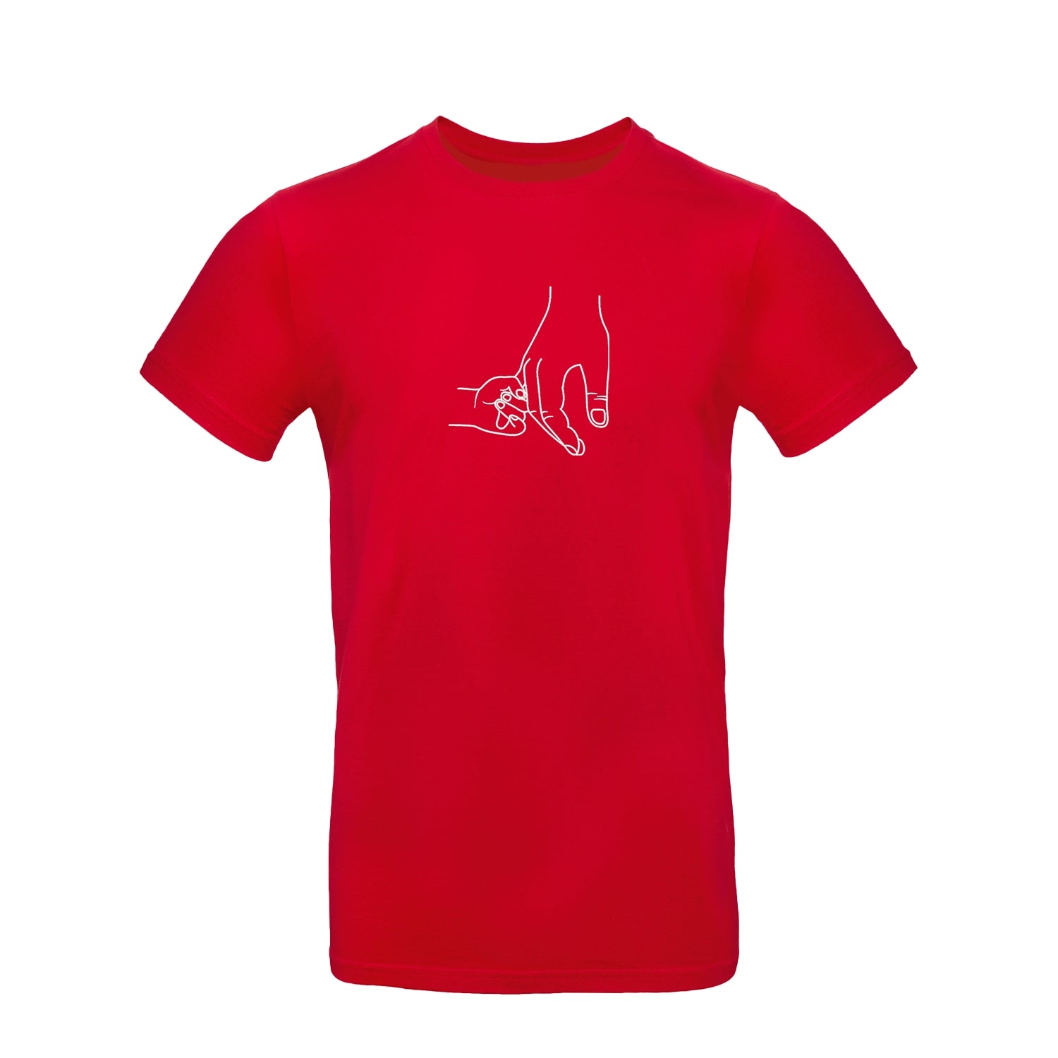 Koszulka unisex z haftem "Dad and Baby Holding Hands" – prezent dla taty Haft z radości