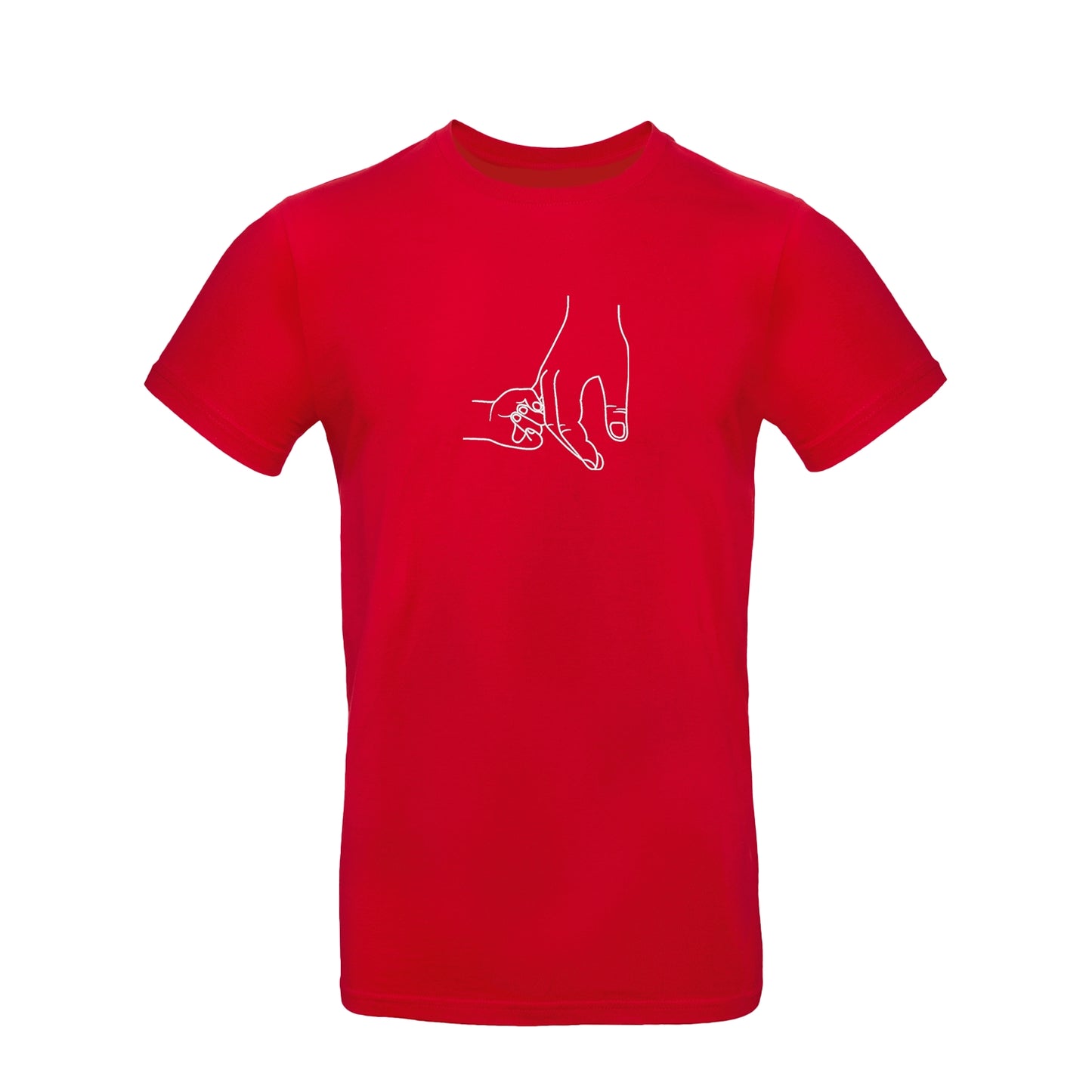 Koszulka unisex z haftem "Dad and Baby Holding Hands" – prezent dla taty