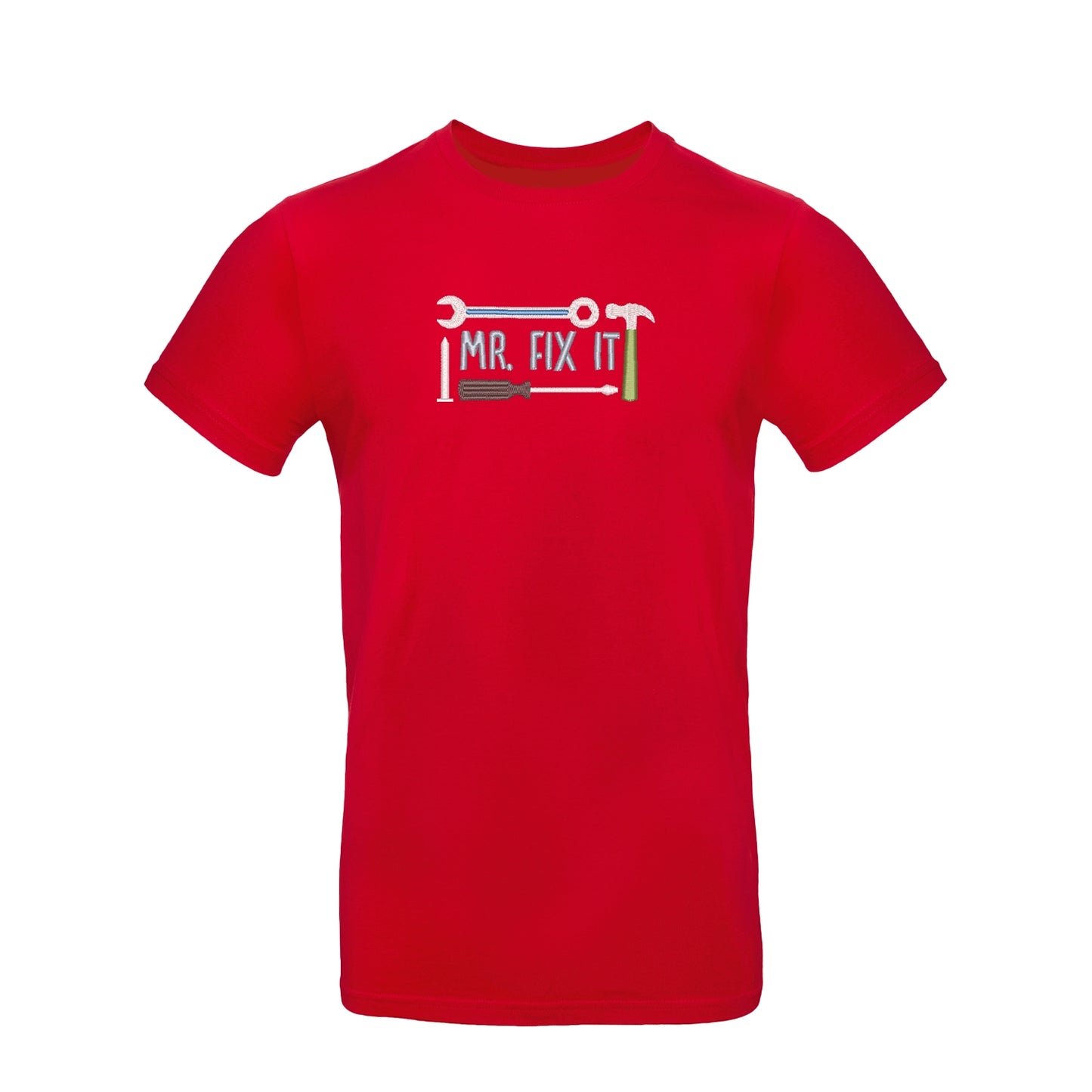 Koszulka unisex Mr Fix It 2– prezent dla majsterkowicza z haftem