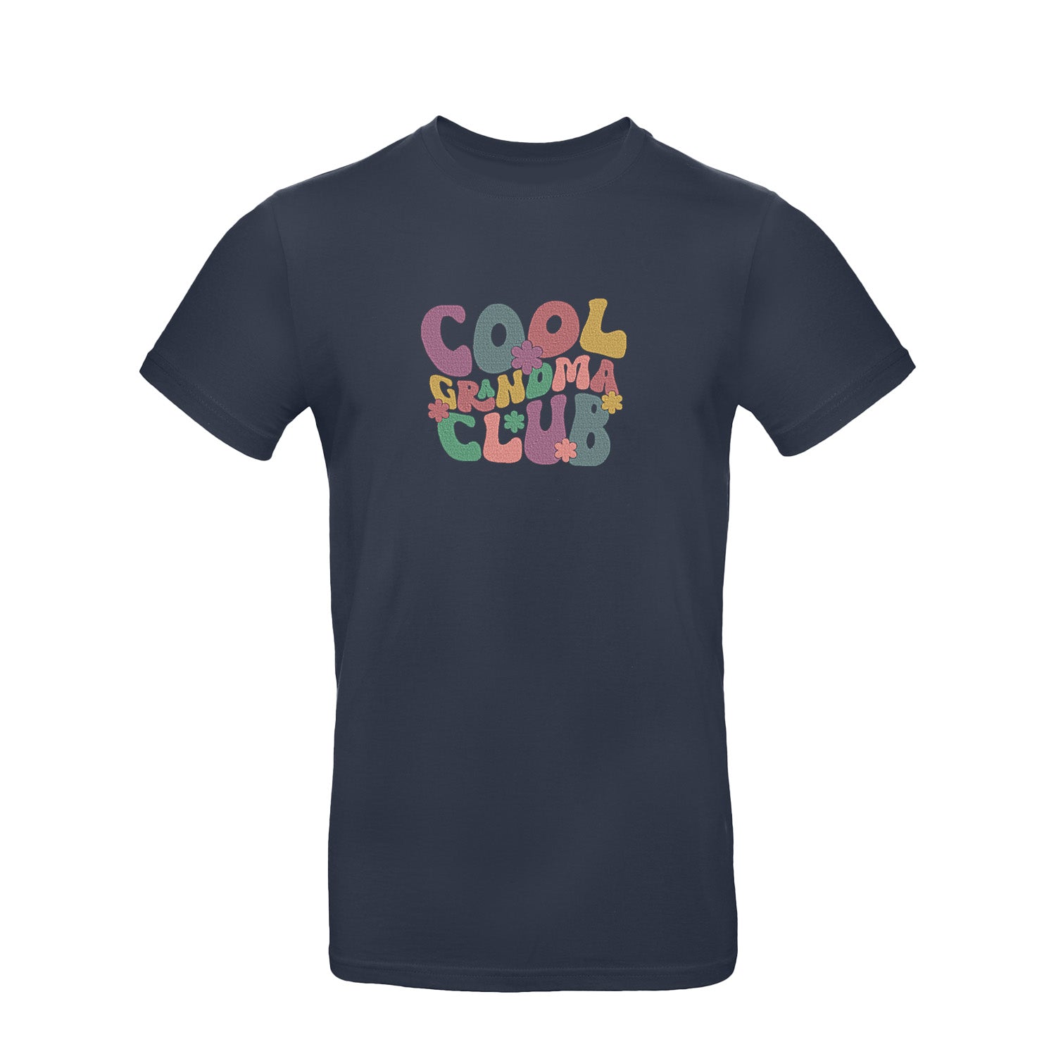 Koszulka z haftem Cool Grandma Club – prezent dla wyjątkowej Babci Haft z radości - nadruki i haft na odzieży Warszawa