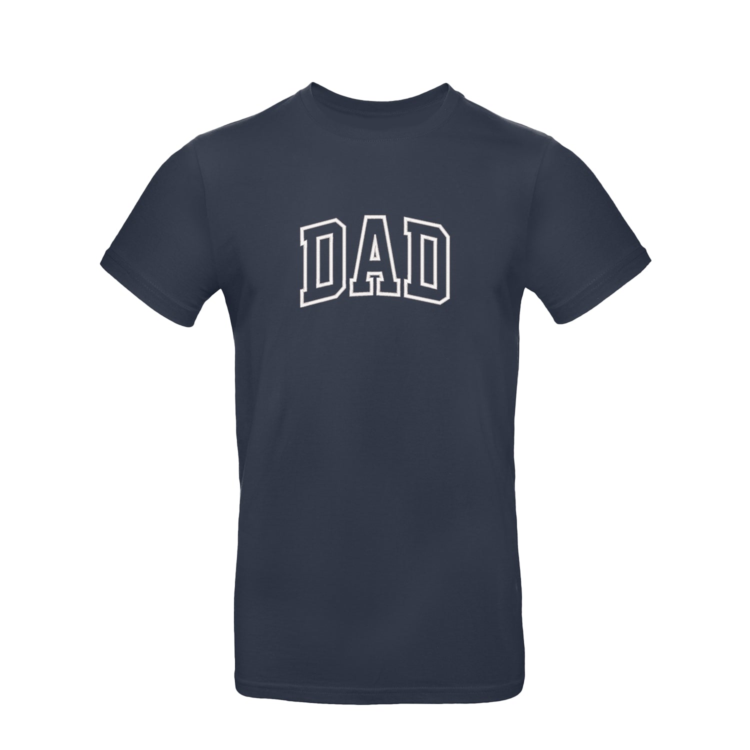 Koszulka „Dad Applique”  z haftem – klasyczny prezent dla taty, unisex, damska, oversize Haft z radości - nadruki i haft na odzieży Warszawa