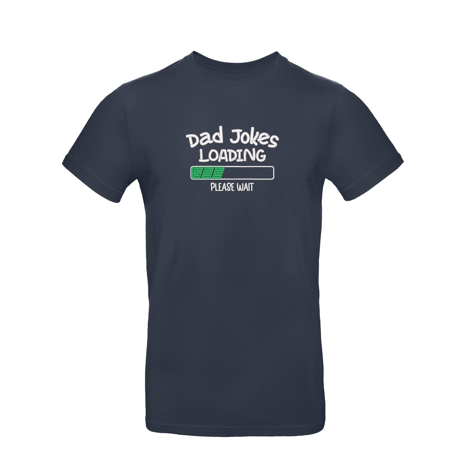 Koszulka unisex z haftem "Dad Jokes Embroidery" – dla taty z poczuciem humoru Haft z radości