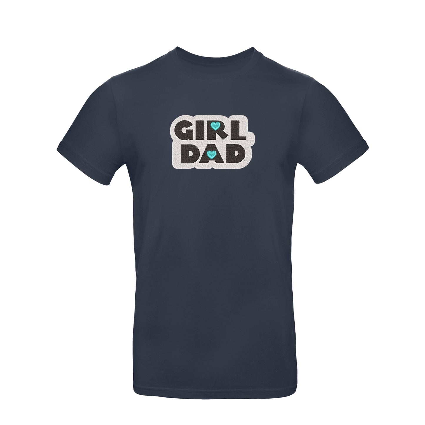Koszulka „Girl Dad” z haftem – idealny prezent dla taty córeczki, unisex, damska, oversize (Copy) Haft z radości - nadruki i haft na odzieży Warszawa