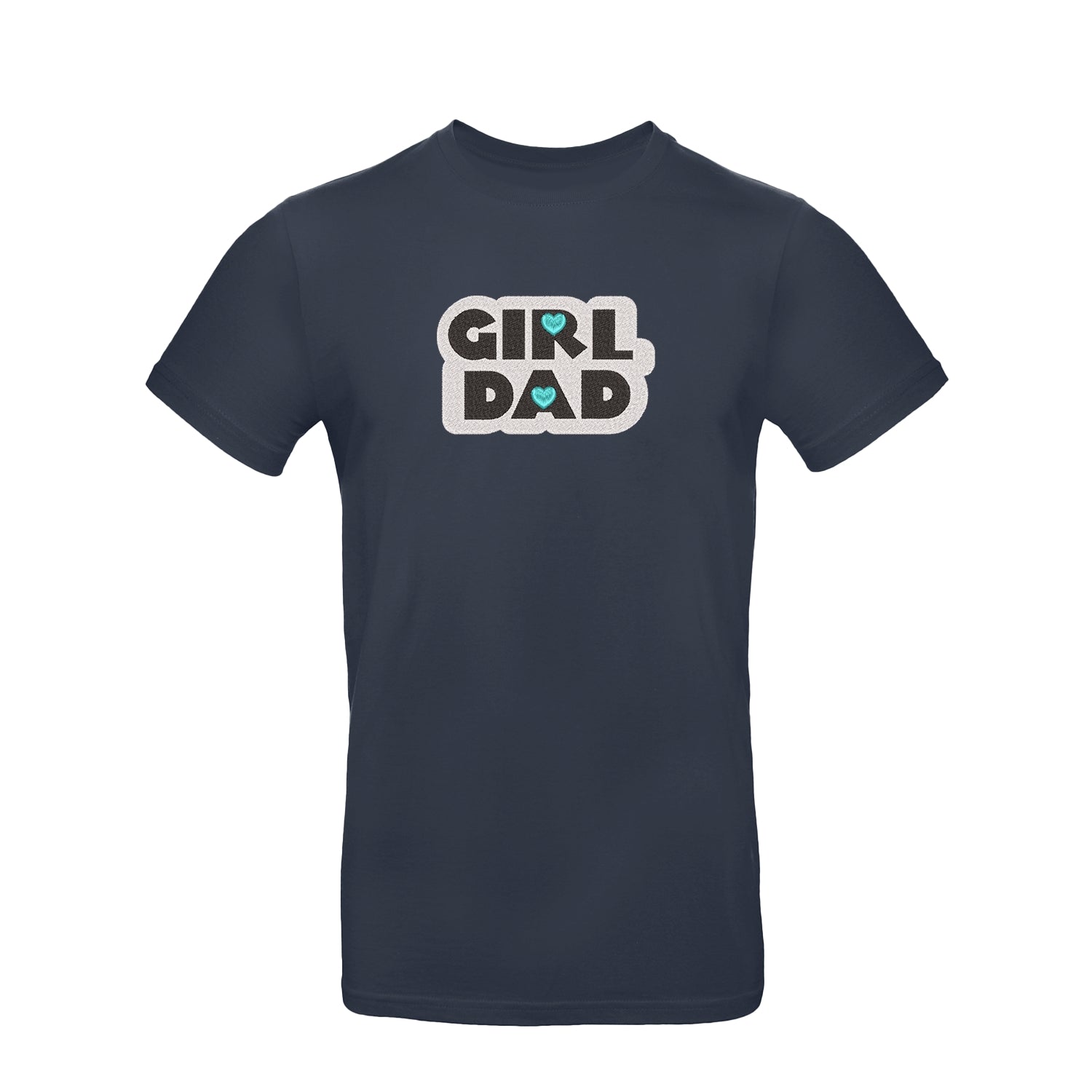 Koszulka „Girl Dad” z haftem – idealny prezent dla taty córeczki, unisex, damska, oversize (Copy) Haft z radości - nadruki i haft na odzieży Warszawa