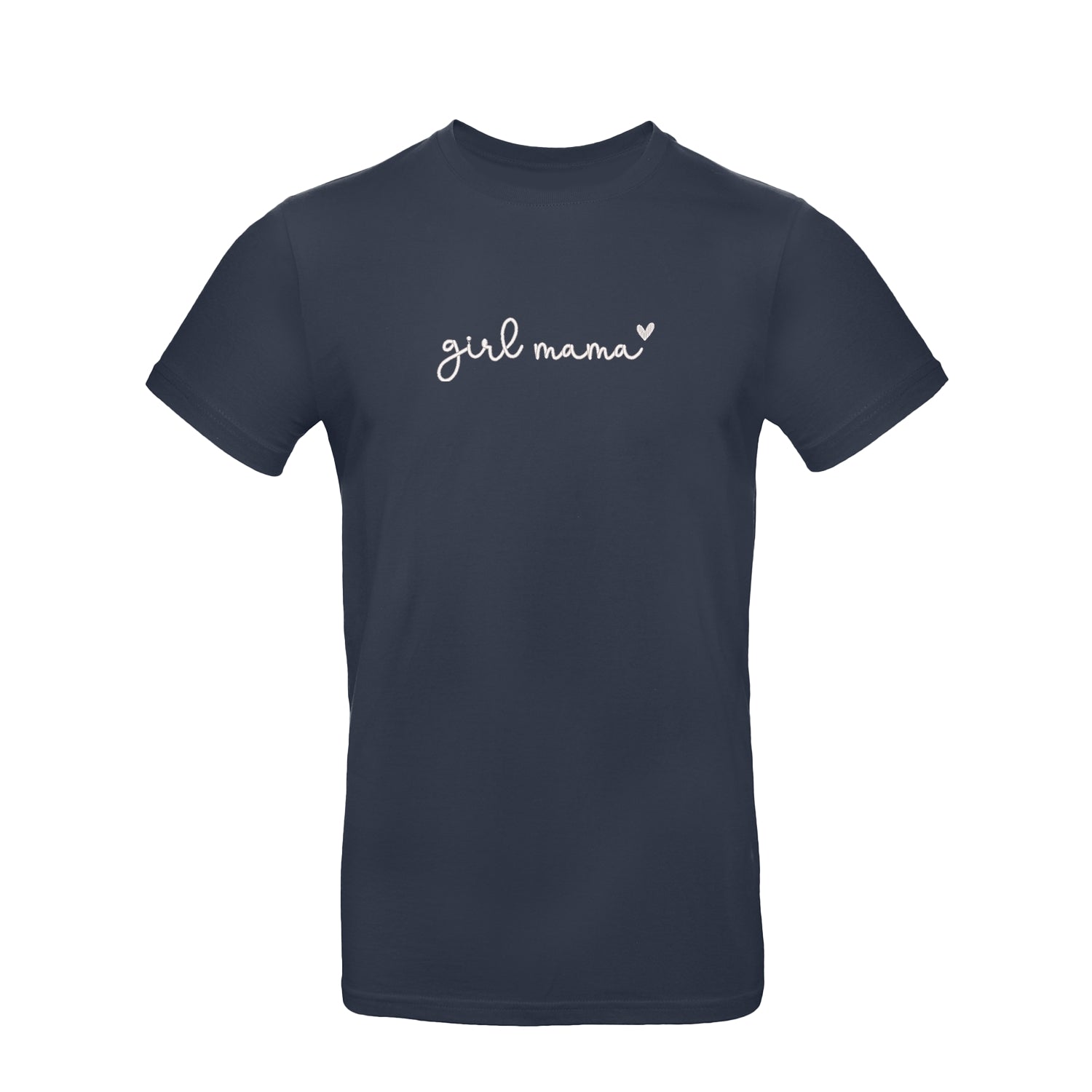 Koszulka Girl Mama Embroidery – Haft komputerowy | Damska, Unisex, Oversize Haft z radości - nadruki i haft na odzieży Warszawa