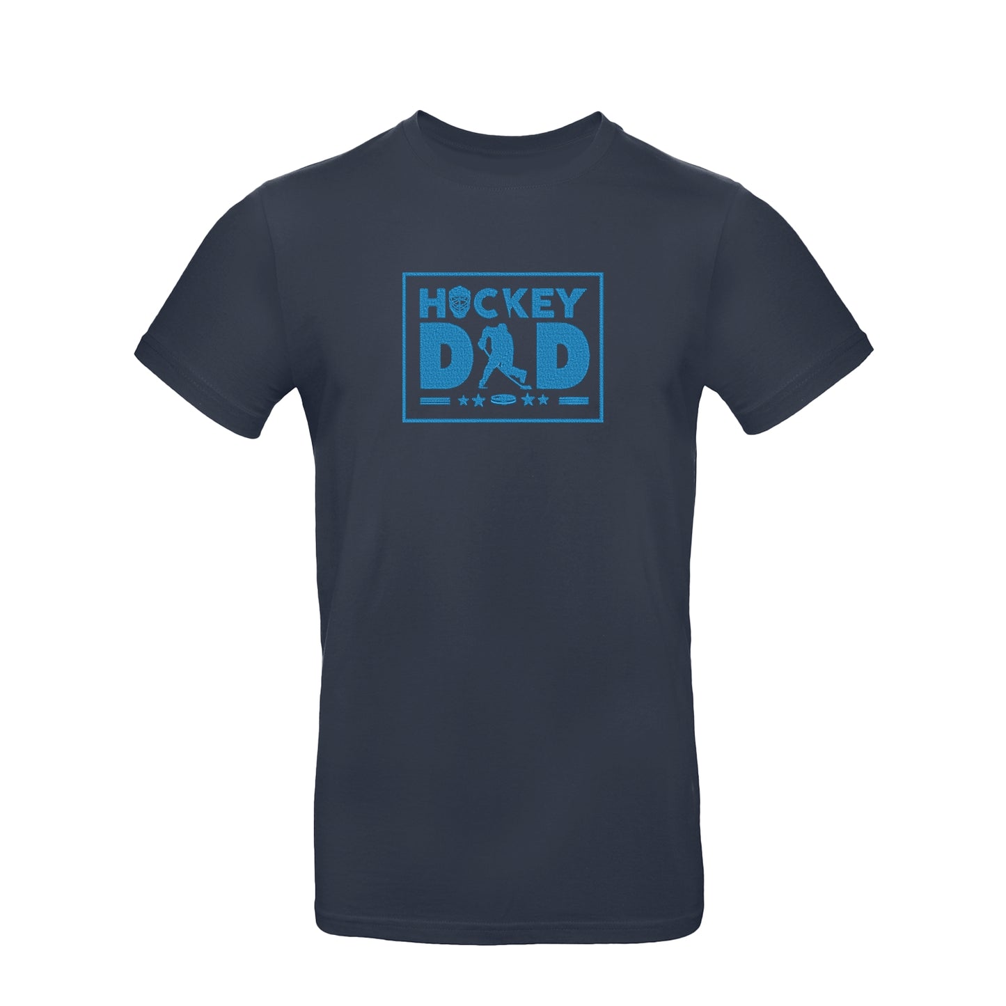 Koszulka unisex z haftem "Hockey Dad" – idealny prezent dla taty fana hokeja