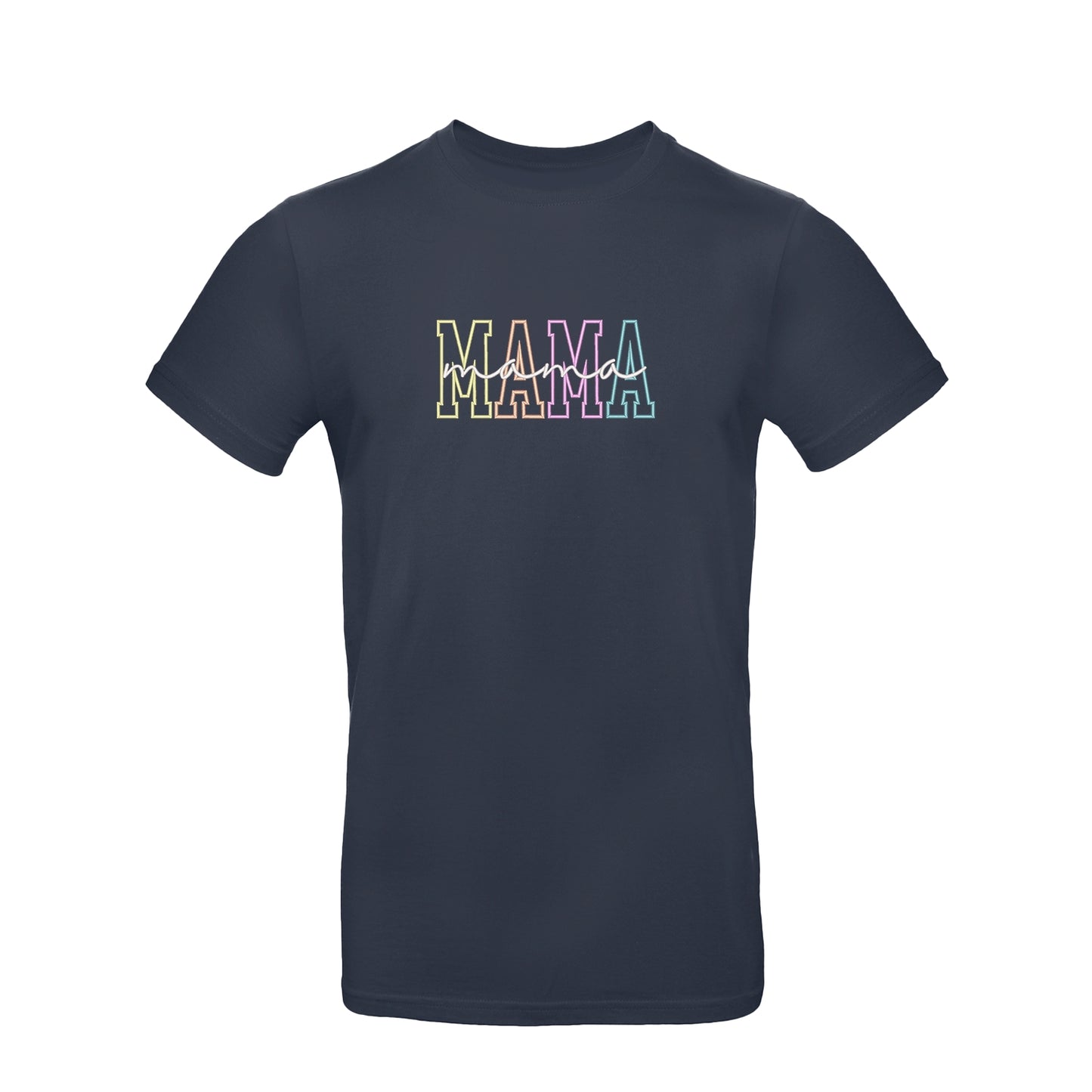 Koszulka Mama Applique 2 – Haft komputerowy | Damska, Unisex, Oversize Haft z radości - nadruki i haft na odzieży Warszawa