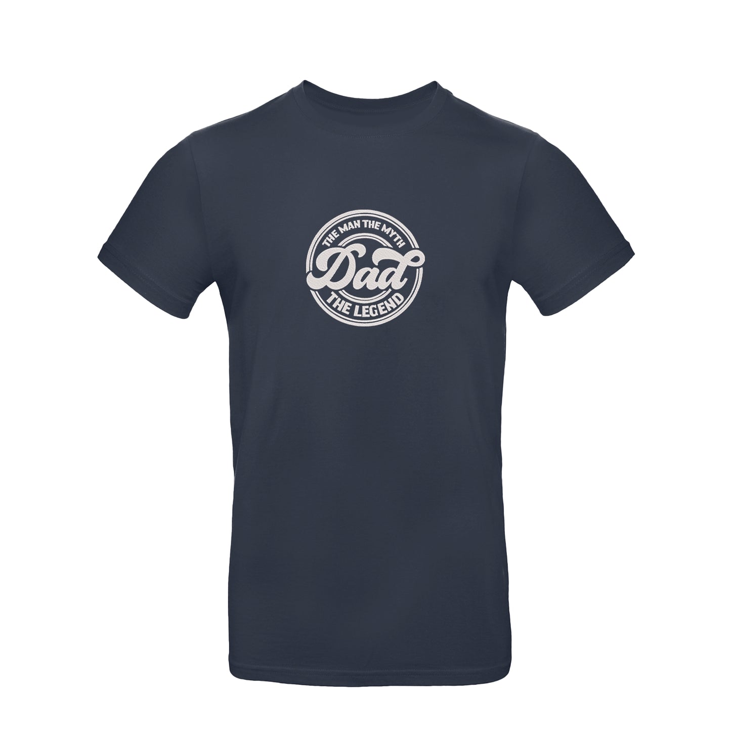 Koszulka unisex z haftem "Dad The Man The Myth The Legend" – prezent dla legendarnego taty