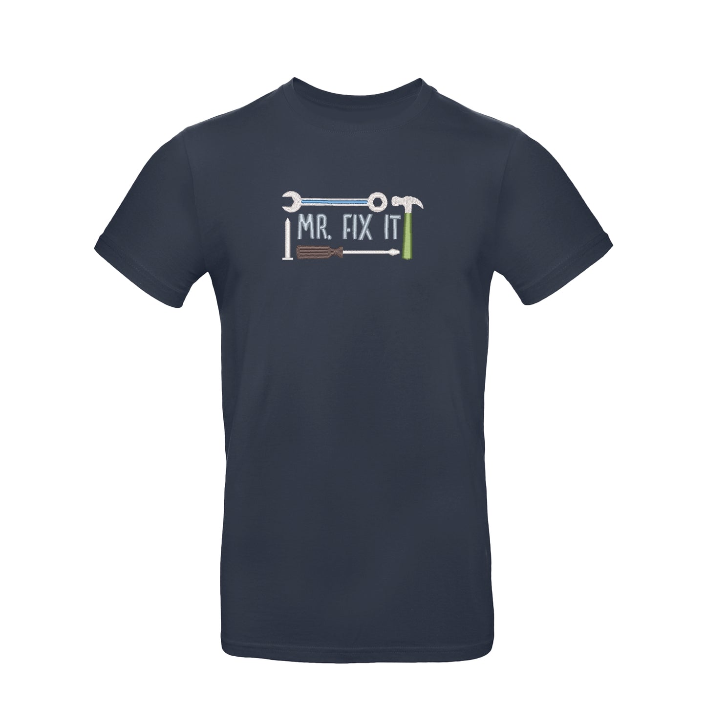 Koszulka unisex Mr Fix It 2– prezent dla majsterkowicza z haftem