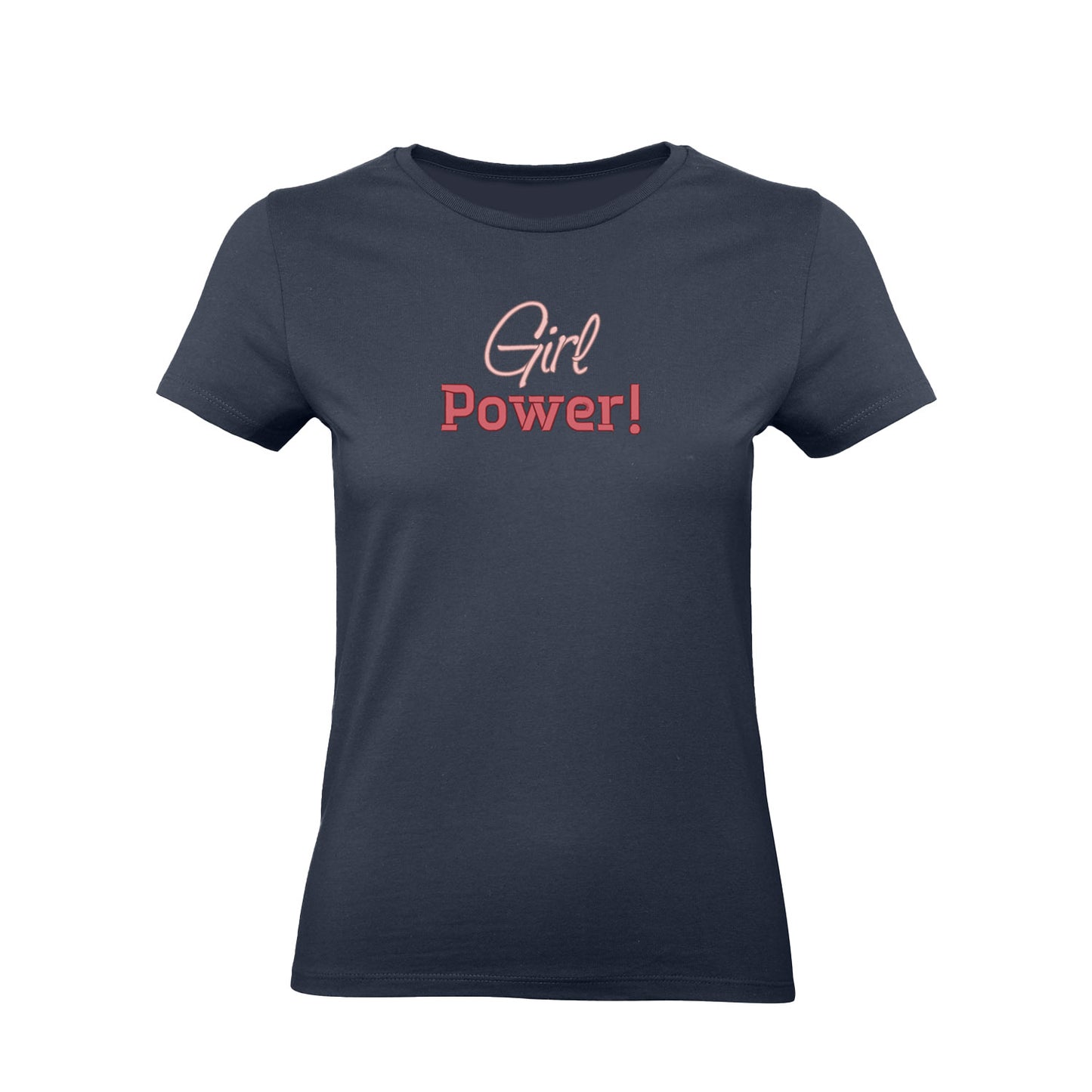 Koszulka damska „Girl Power!” – Haft 3D, Siła i Styl