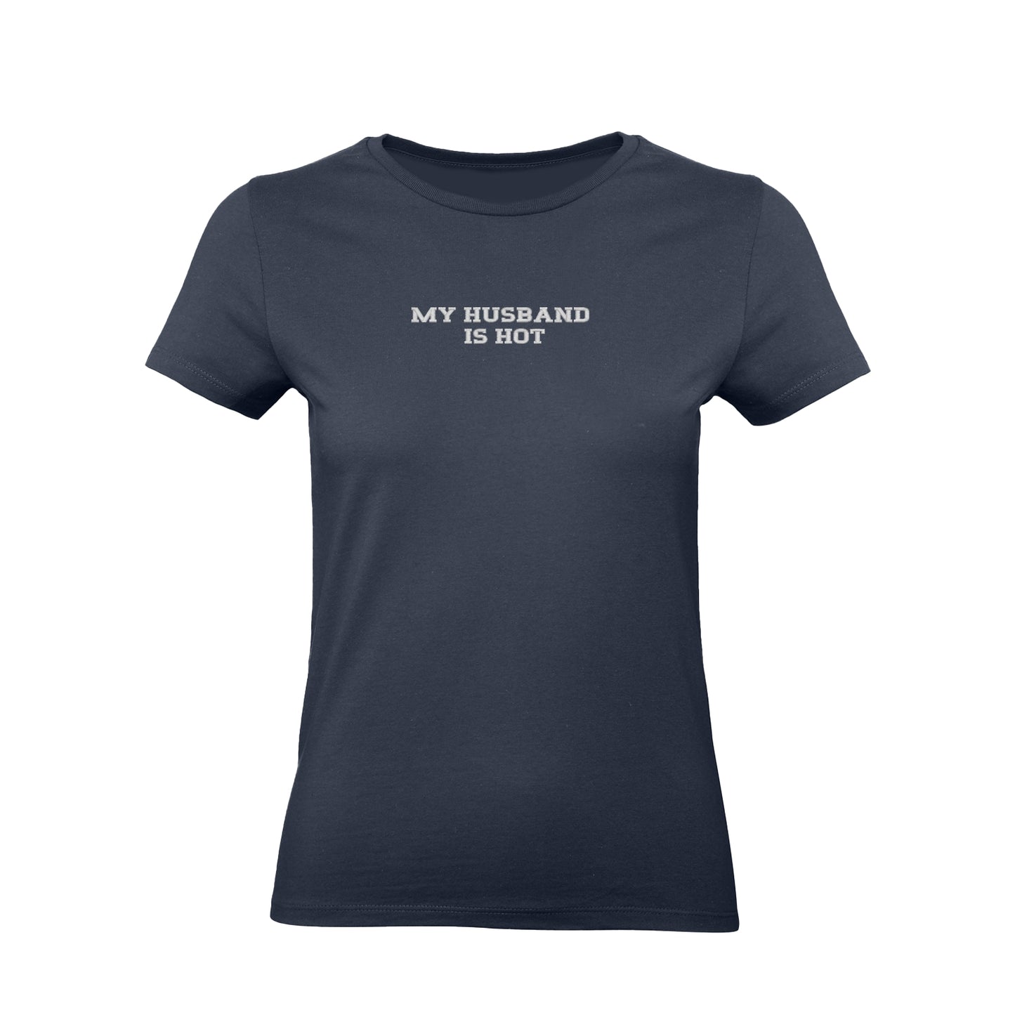 Koszulka damska z haftem „MY HUSBAND IS HOT"