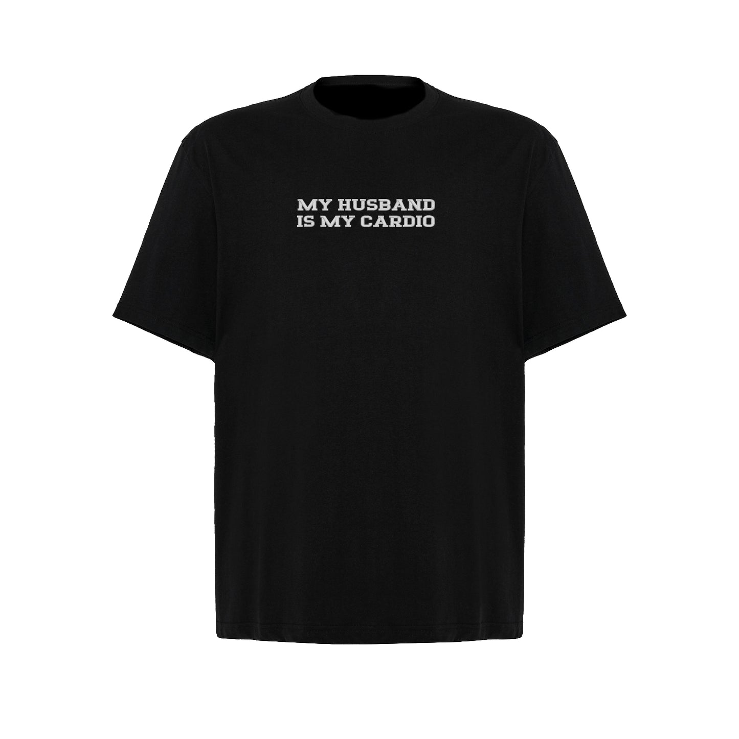 Koszulka oversize z haftem „My Konkubent is my cardio"