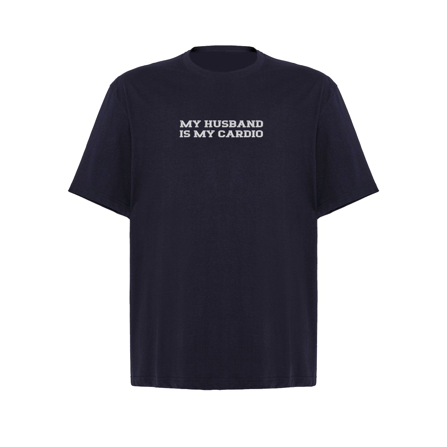 Koszulka oversize z haftem „My Konkubent is my cardio"